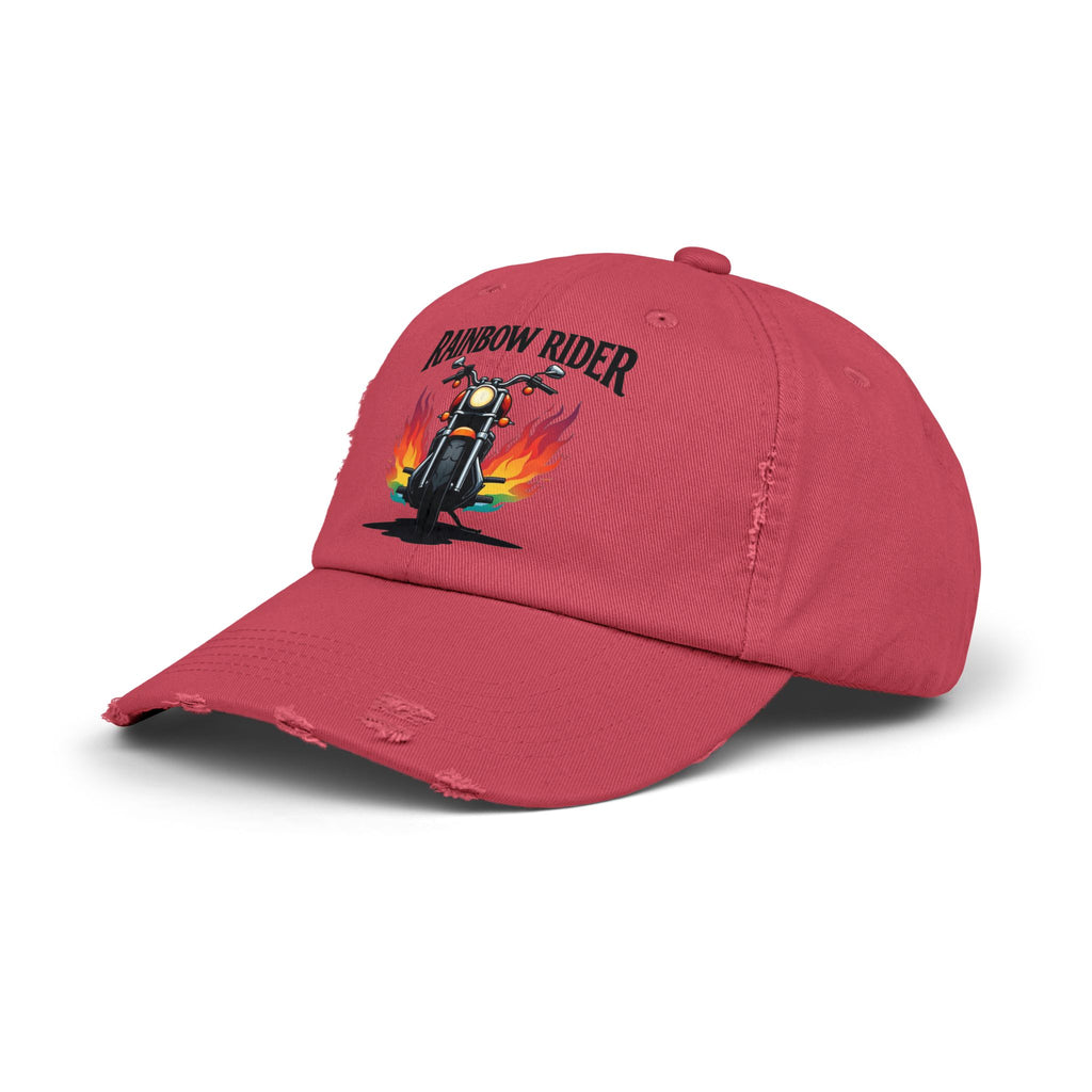 Rainbow Rider Distressed Design