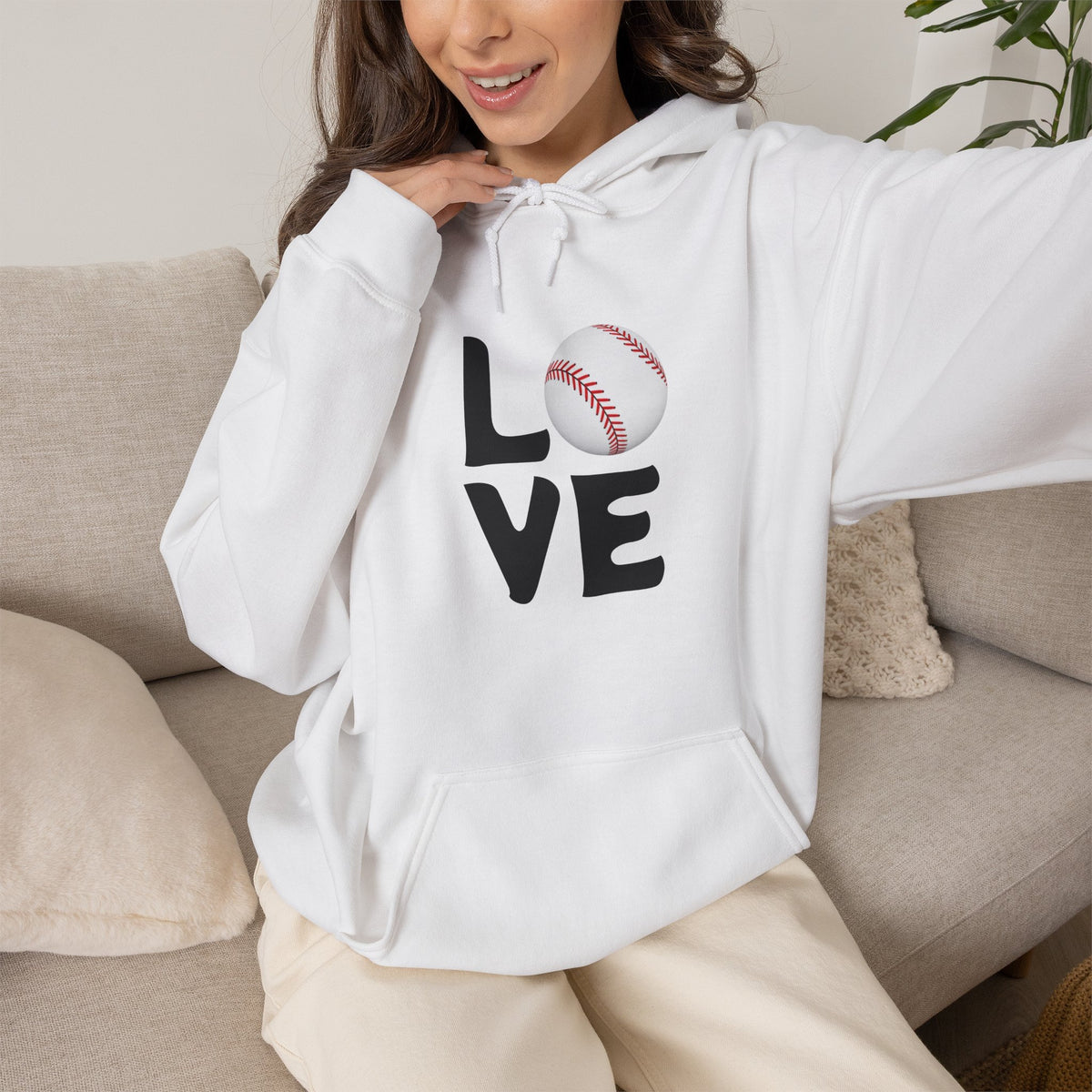 LOVE Baseball Heavy Blend™ Hoodie