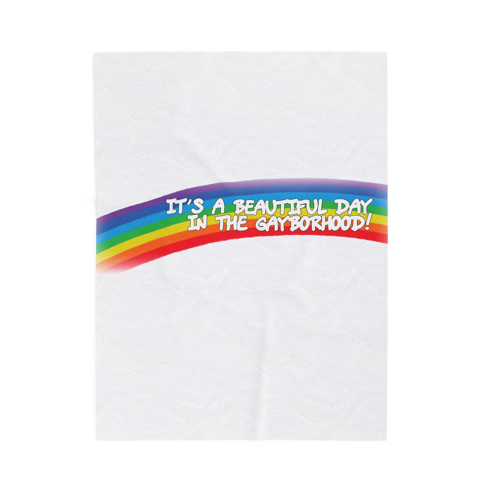 Beautiful Day Velveteen Plush Blanket
