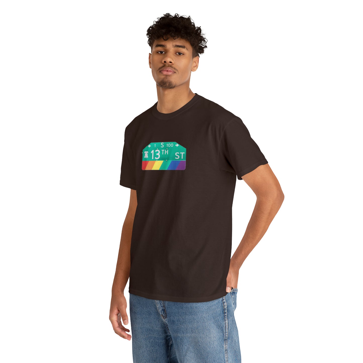 Philly Gayborhood Street Sign Cotton Tee