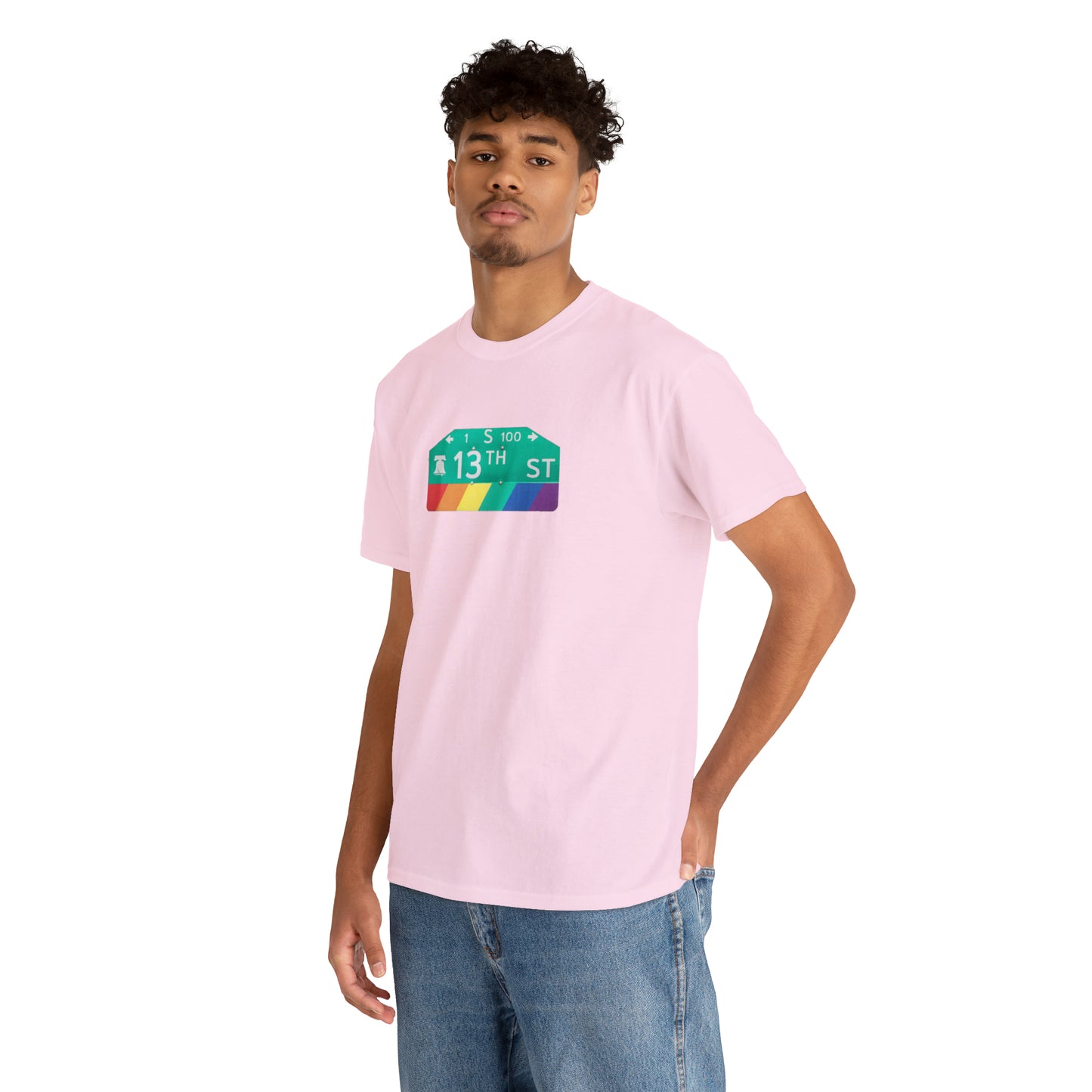 Philly Gayborhood Street Sign Cotton Tee