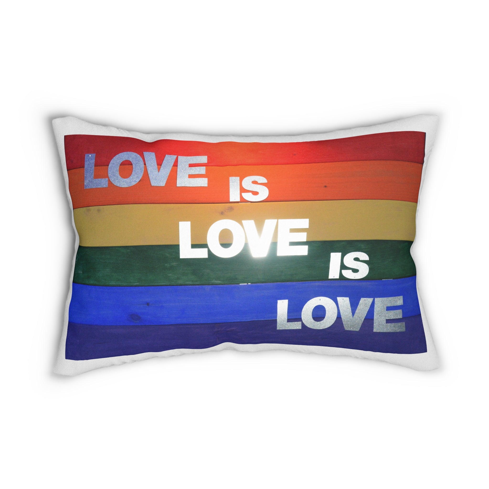 Love is Love Lumbar Pillow