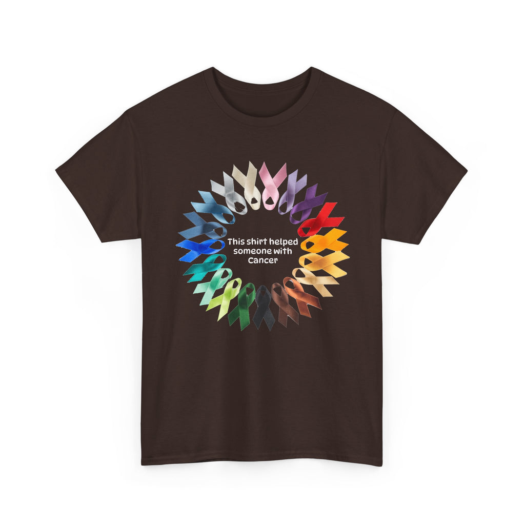Helped someone with Cancer Heavy Cotton Tee