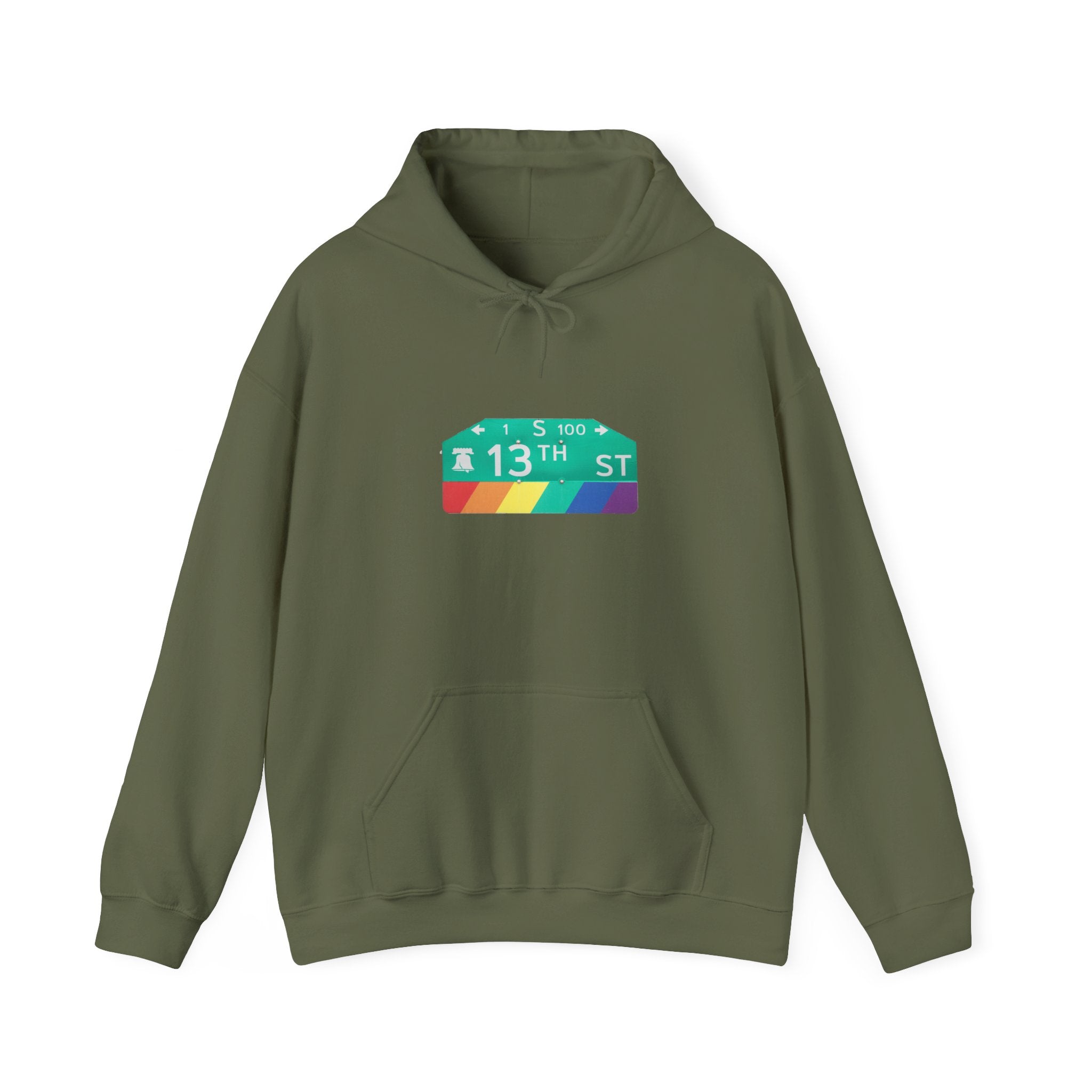 Philly Gayborhood Street Sign  Hoodie