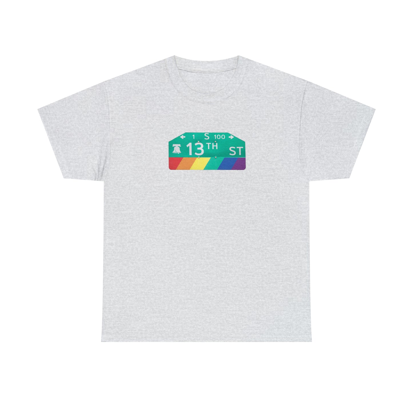 Philly Gayborhood Street Sign Cotton Tee