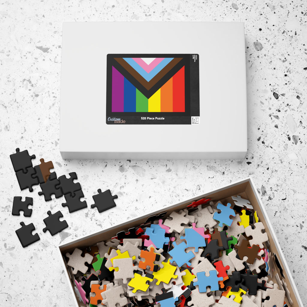 Rainbow Flag Puzzle (110, 252, 520, 1014-piece)