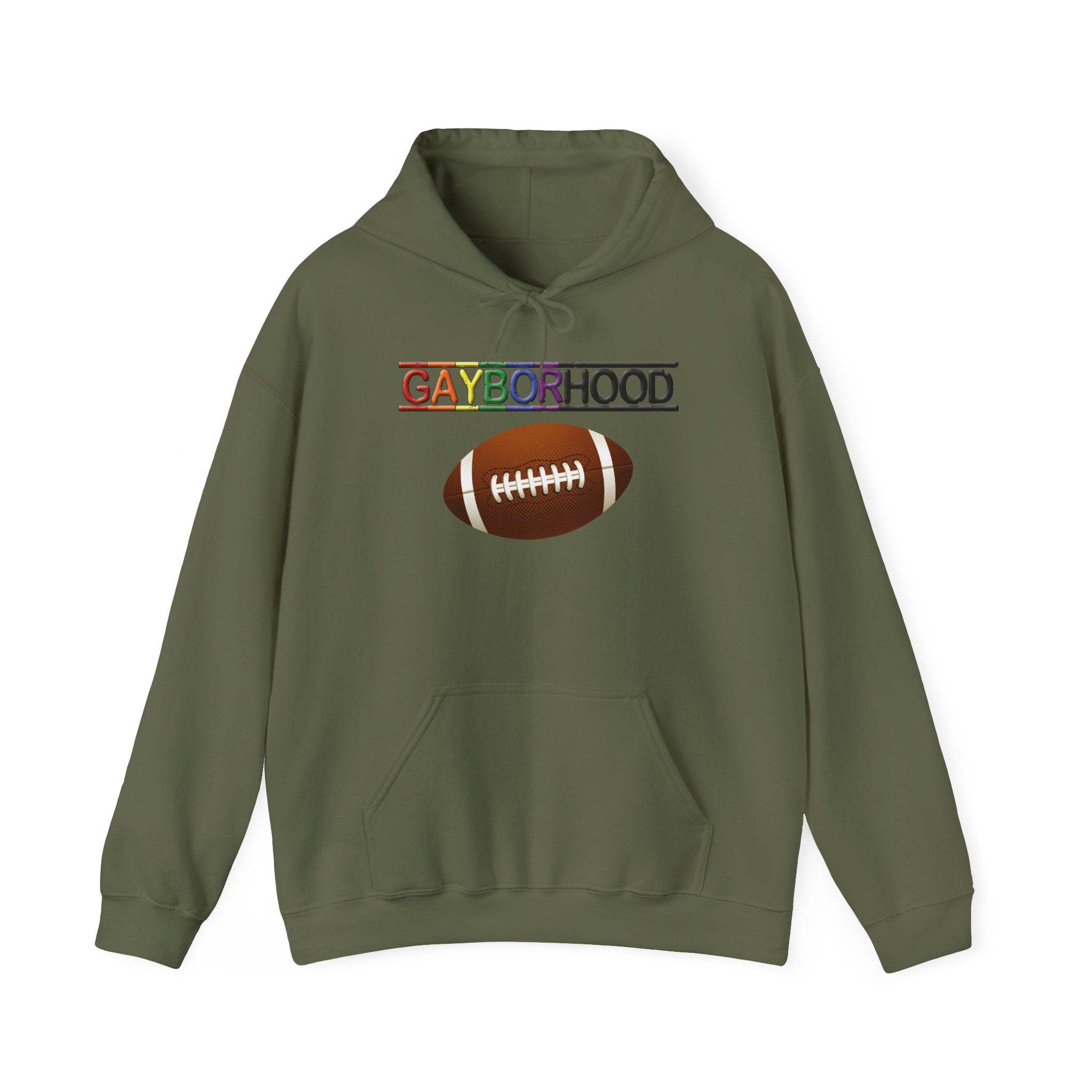 Gayborhood Football Heavy Blend™ Hoodie