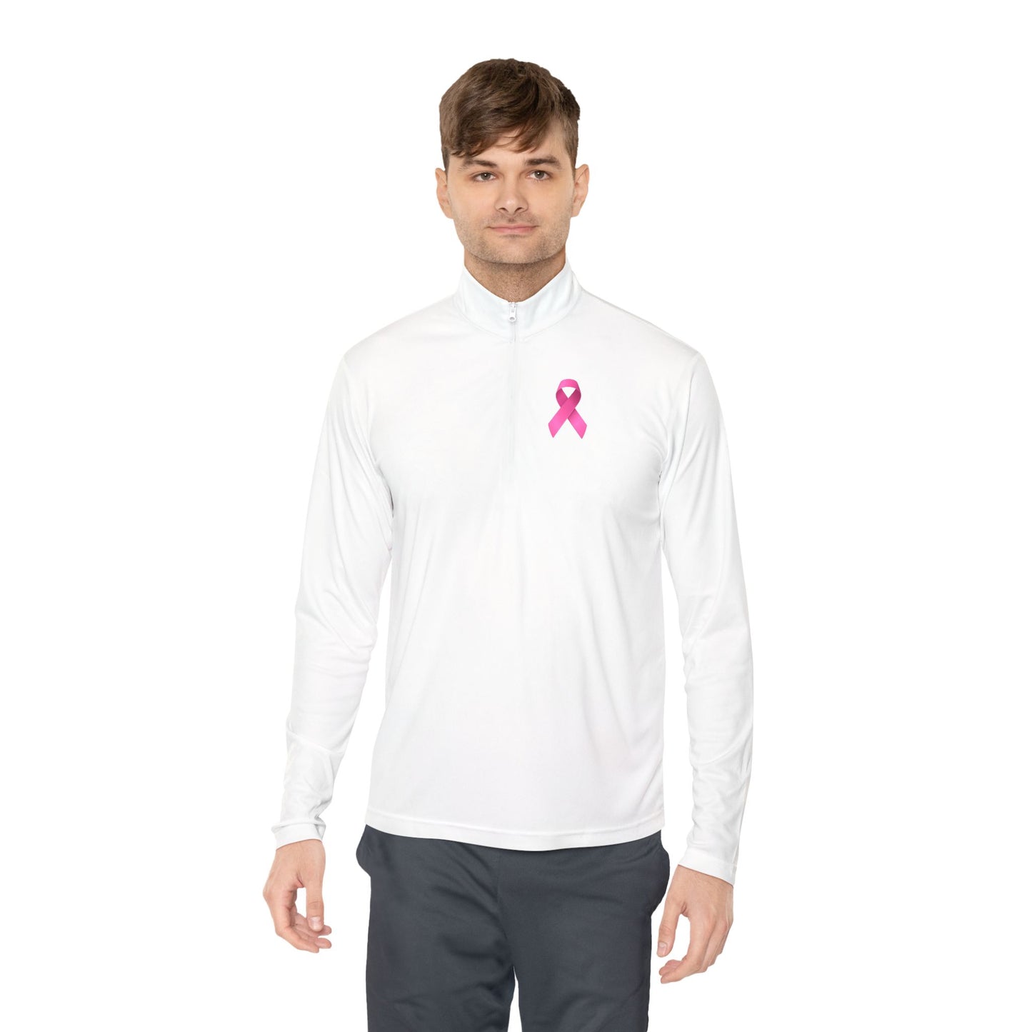 Breast Cancer Unisex Quarter-Zip Pullover