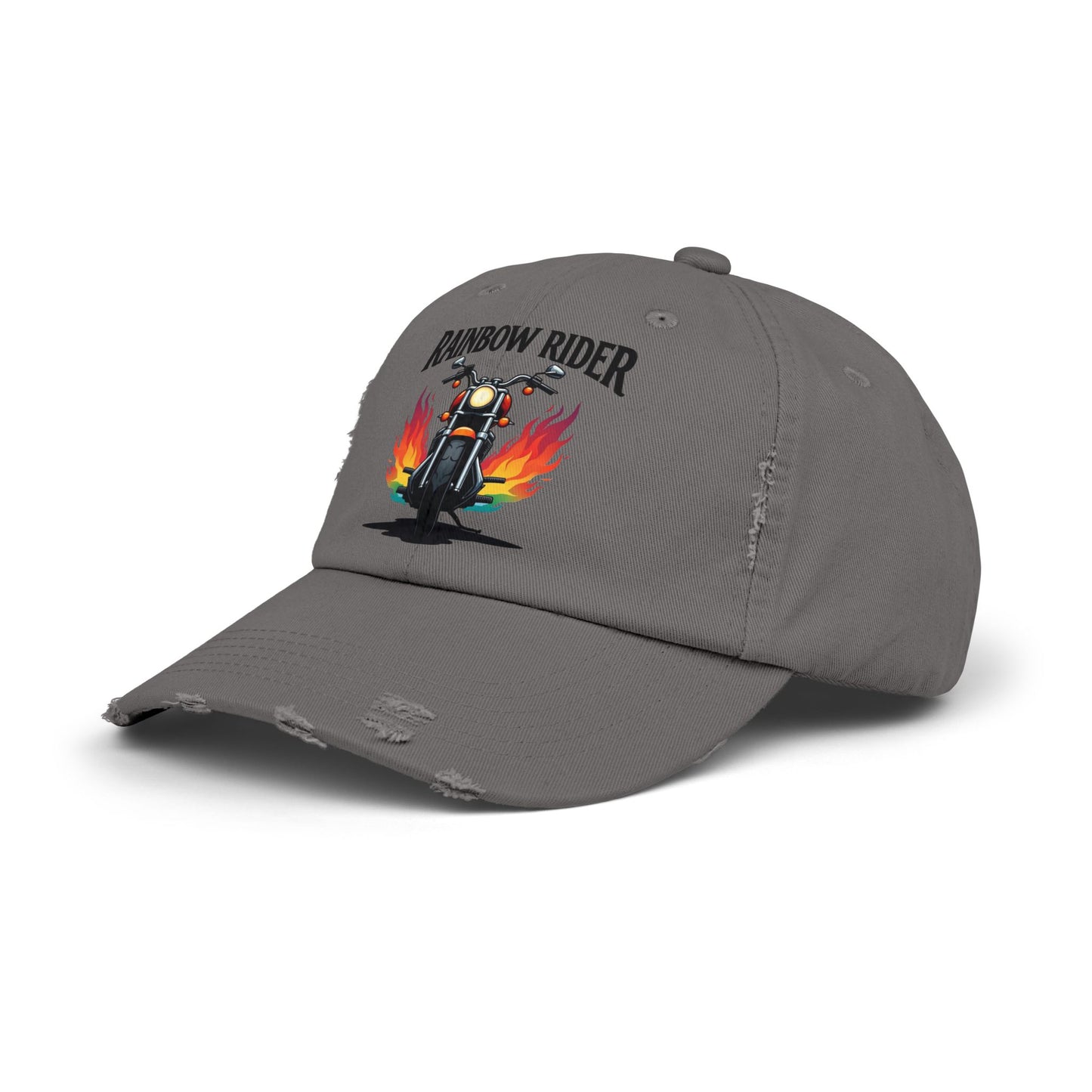 Rainbow Rider Distressed Design