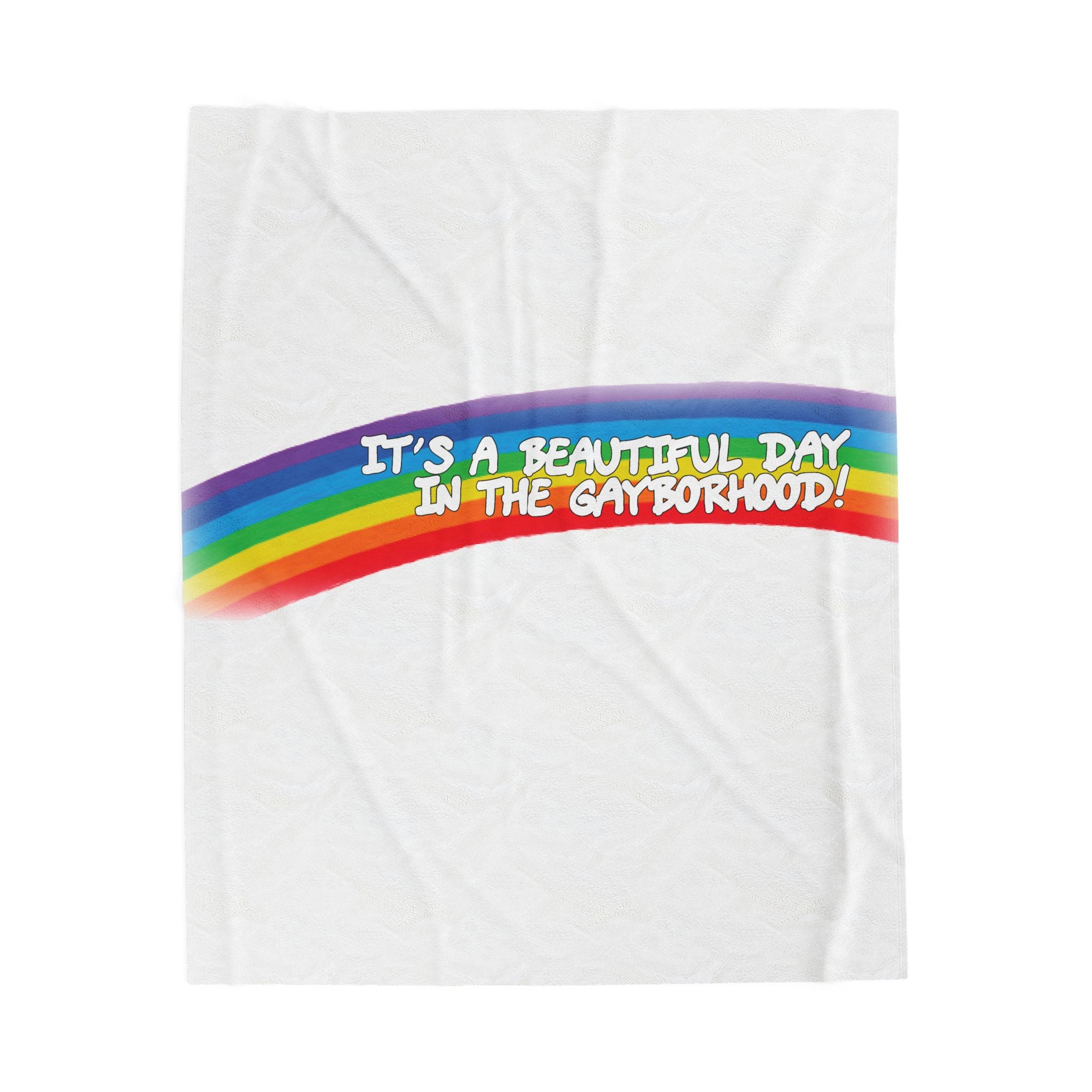Beautiful Day Velveteen Plush Blanket