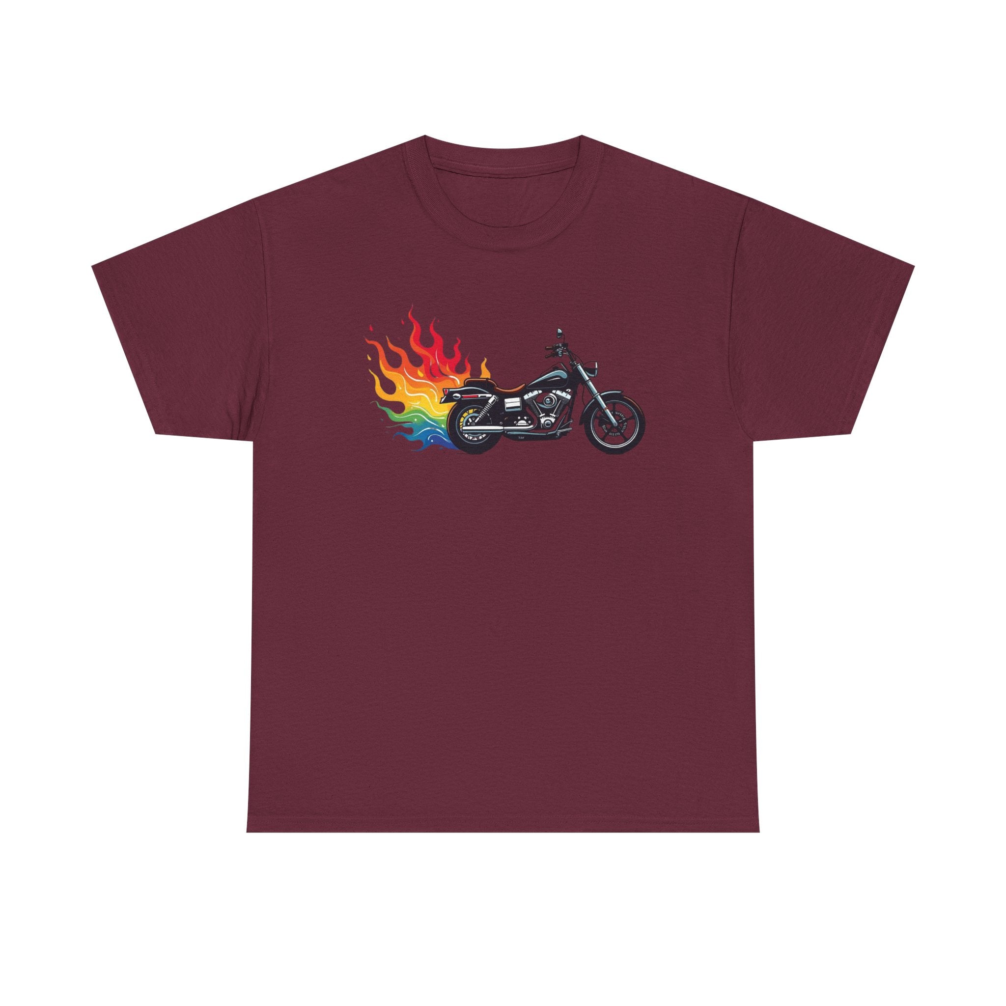 Rainbow Bike Heavy Cotton Tee