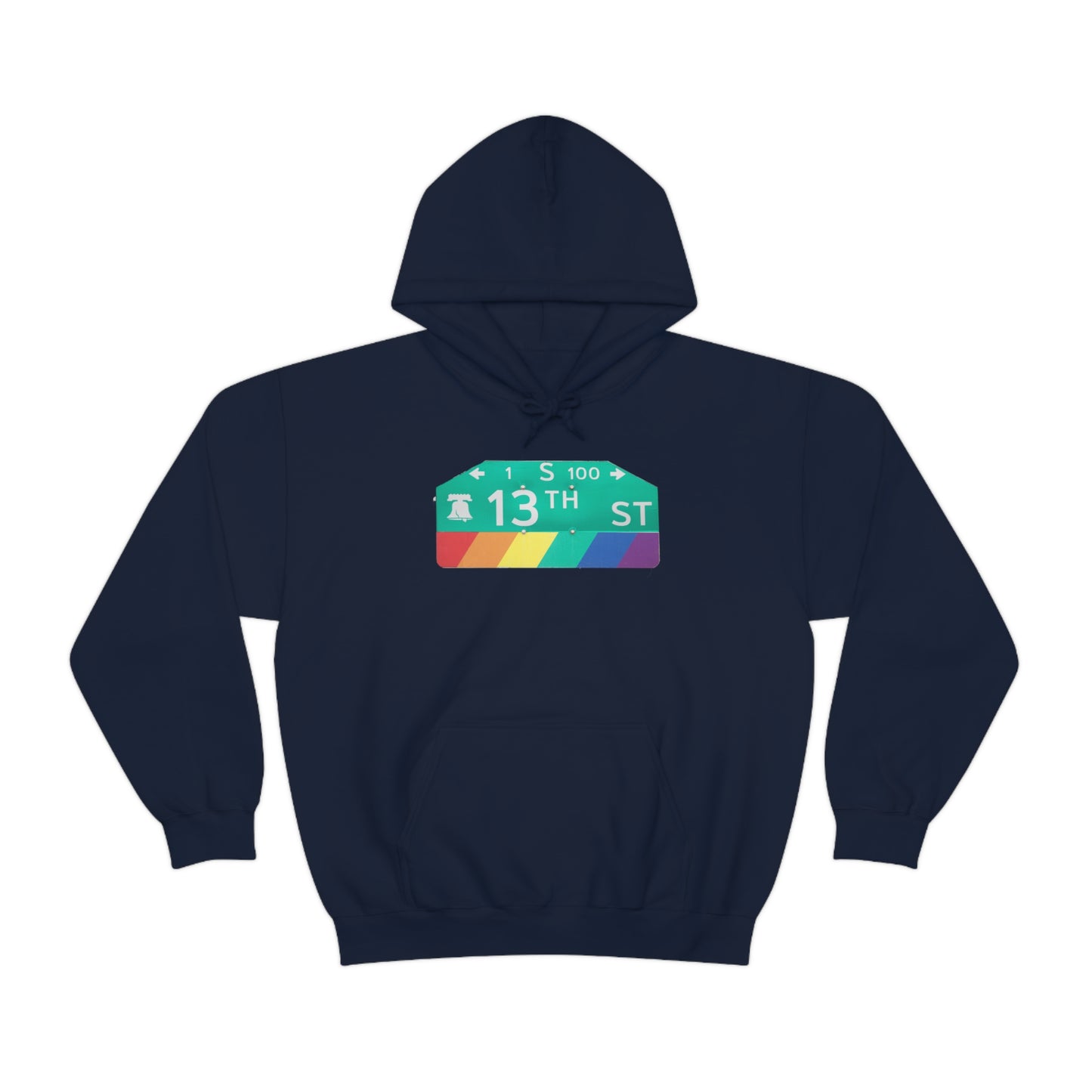 Philly Gayborhood Street Sign Hoodie