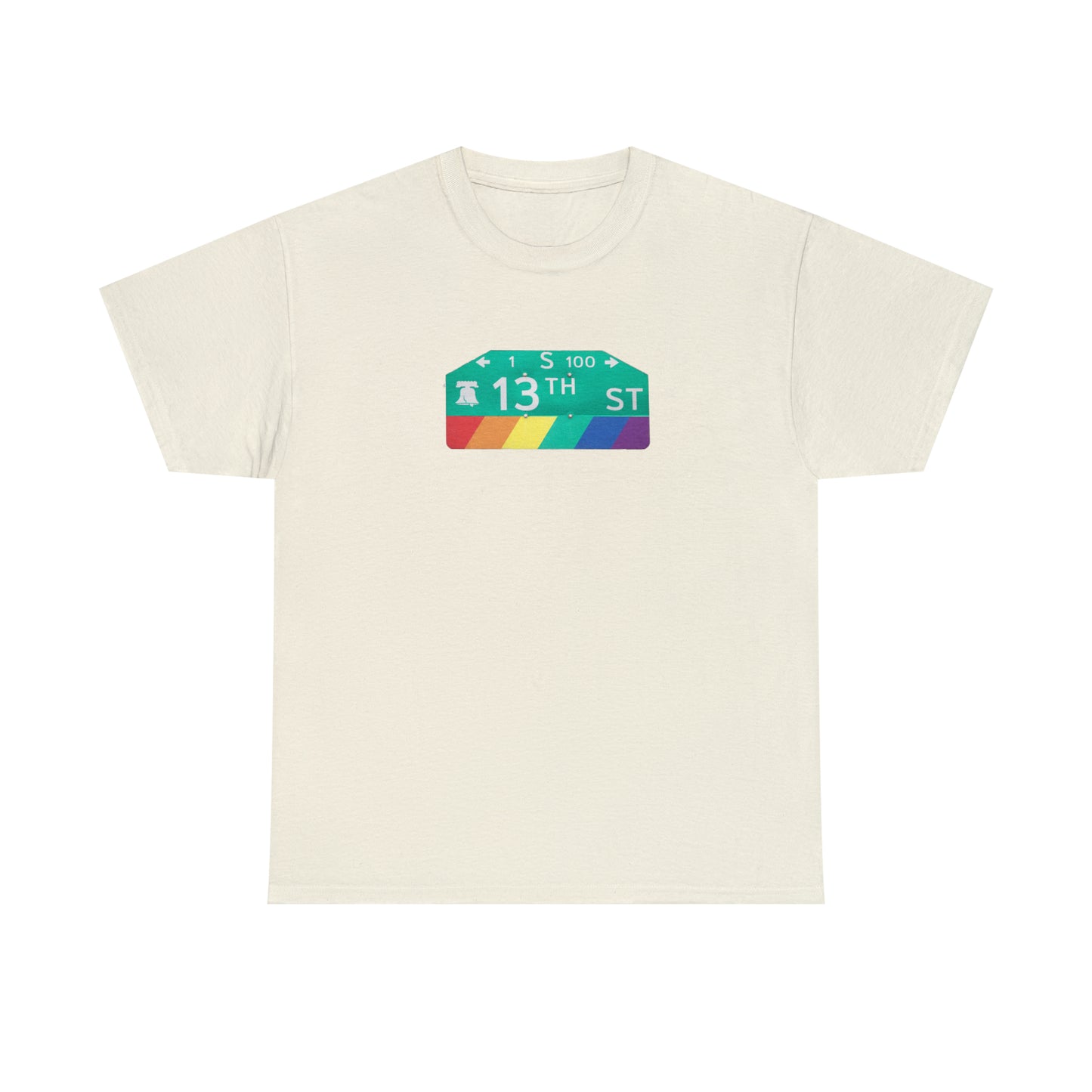Philly Gayborhood Street Sign Cotton Tee