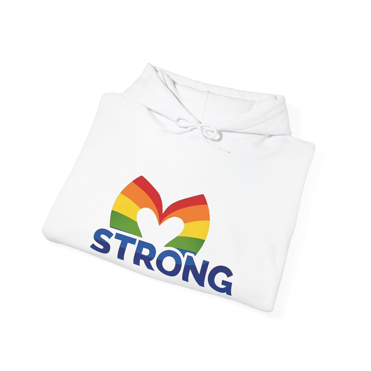 Rainbow Heart STRONG Hoodie