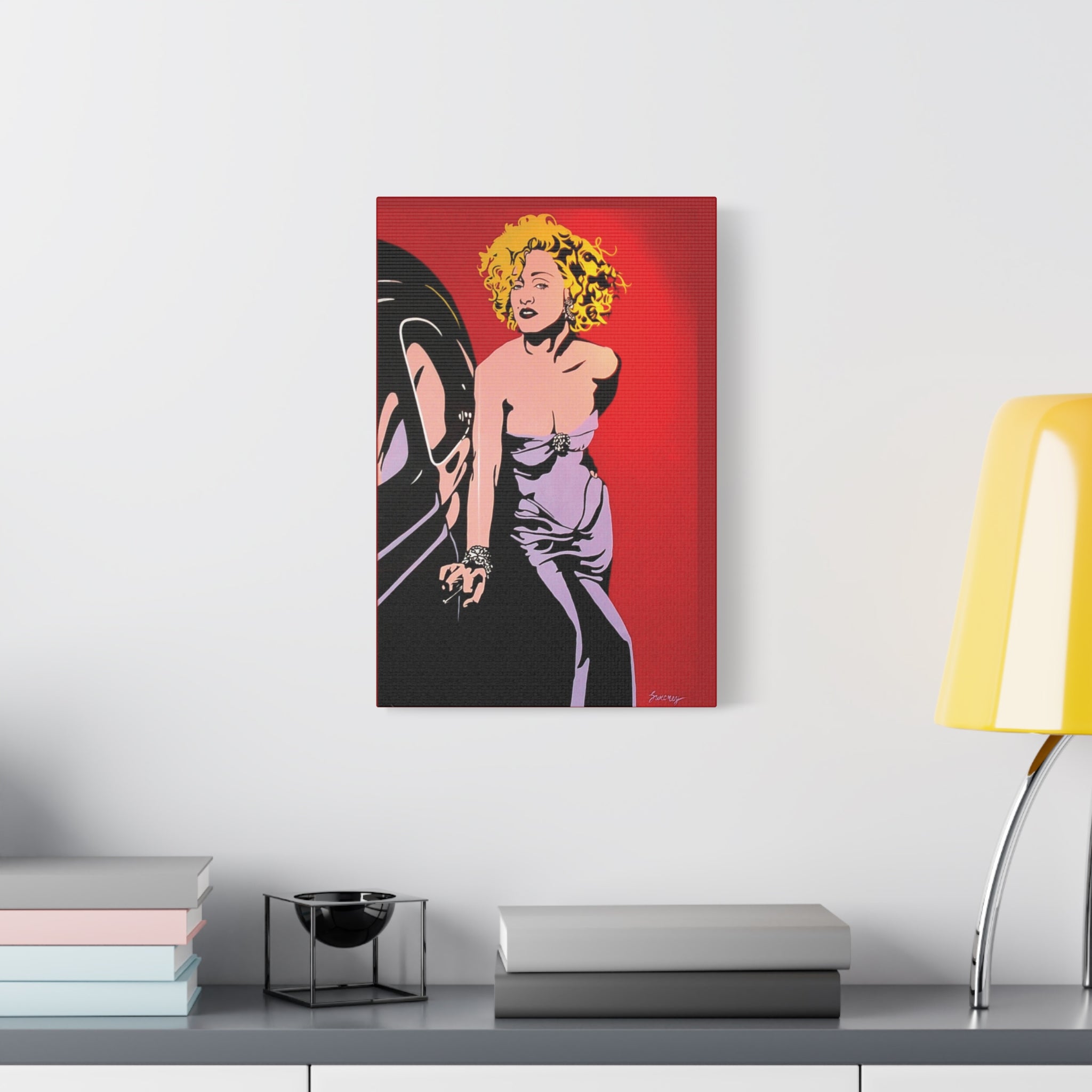 Sisters Nightclub Philly Artwork Madonna Matte Canvas
