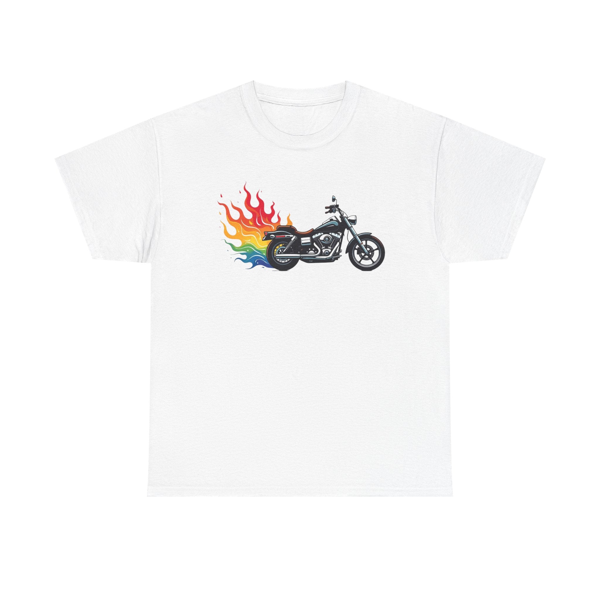 Rainbow Bike Heavy Cotton Tee