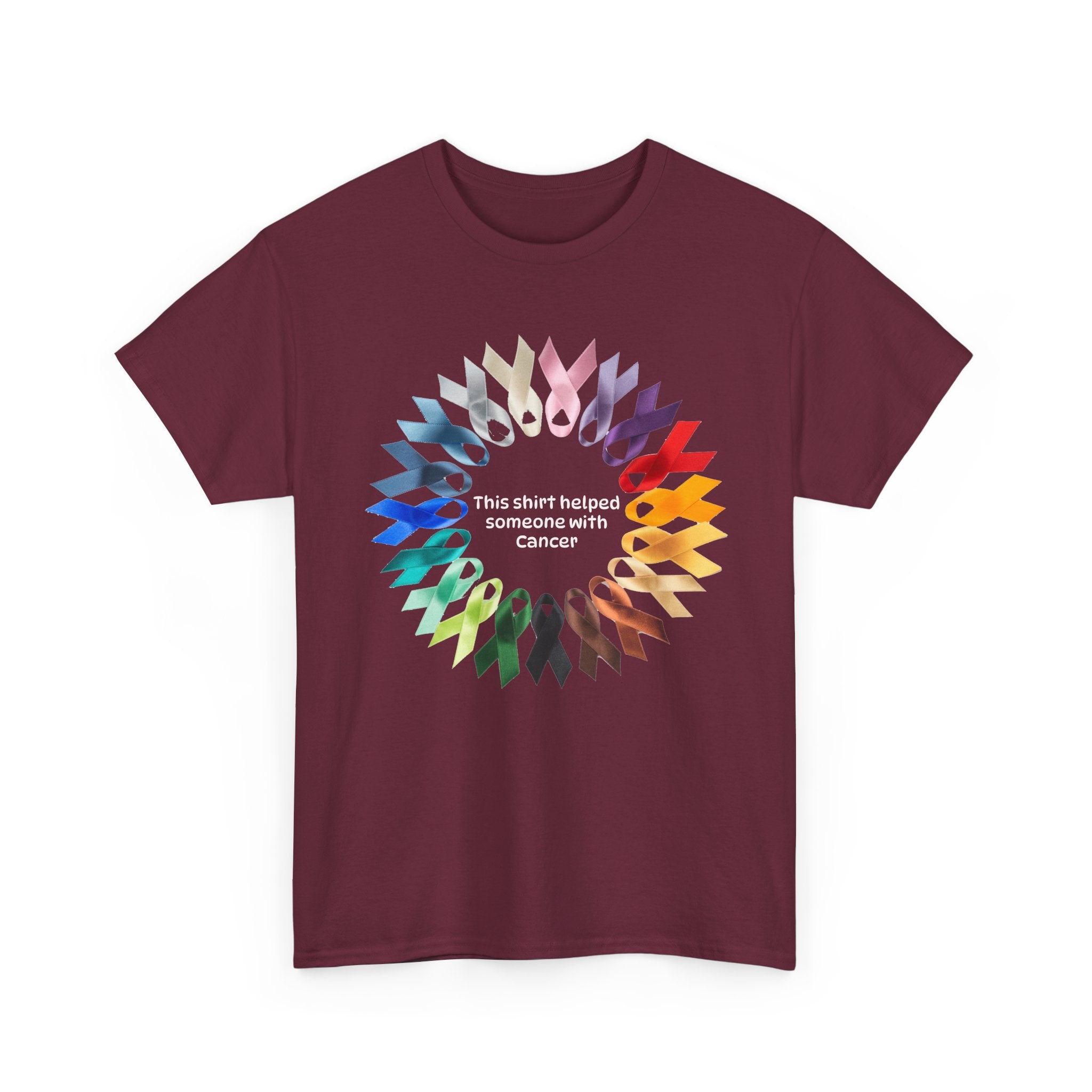 Helped someone with Cancer Heavy Cotton Tee