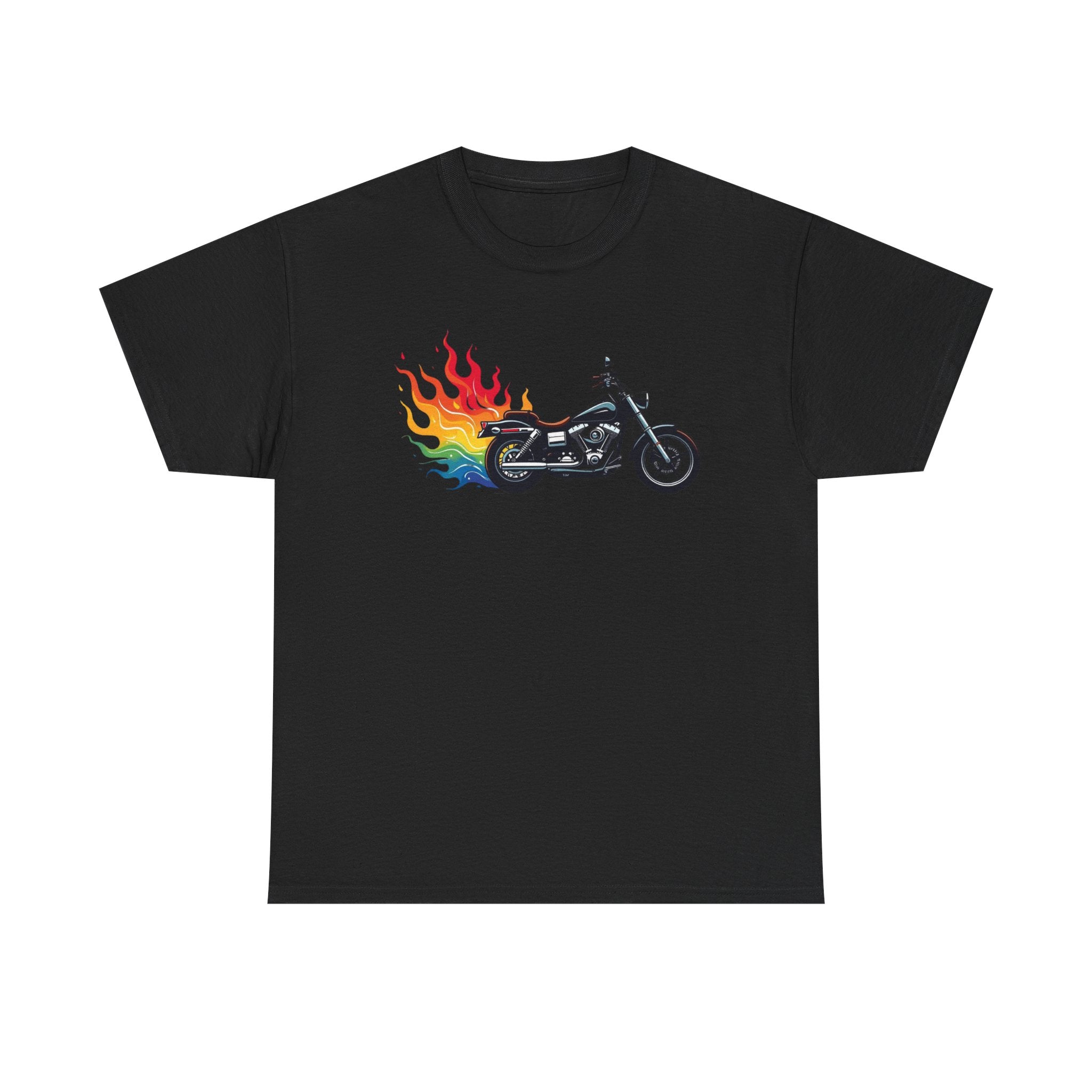 Rainbow Bike Heavy Cotton Tee