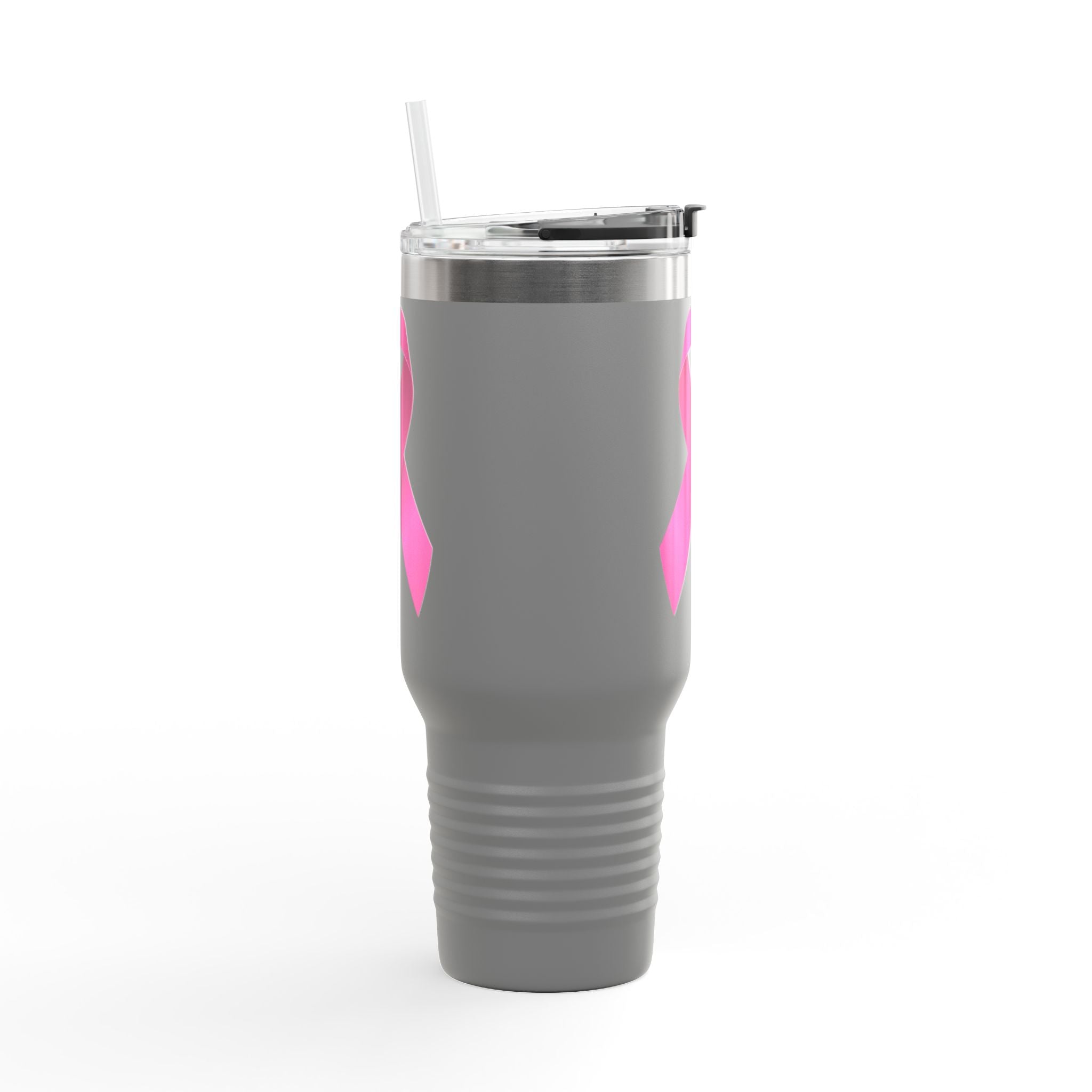 Pink Ribbon Insulated Travel Mug, 40oz