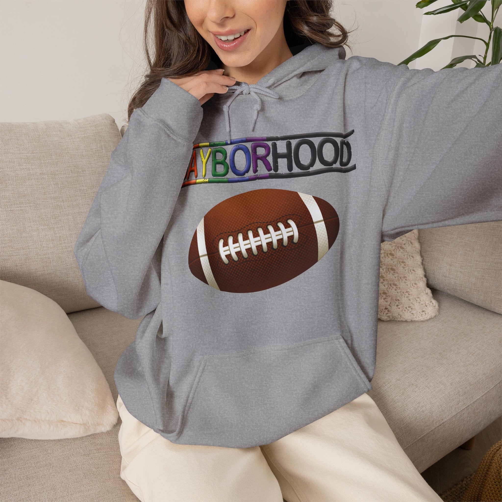 Gayborhood Football Heavy Blend™ Hoodie