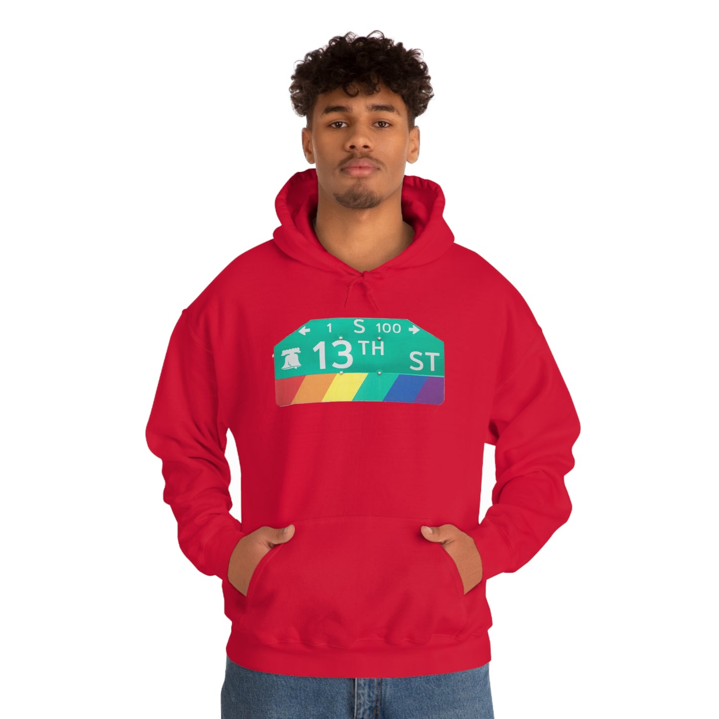 Philly Gayborhood Street Sign Hoodie