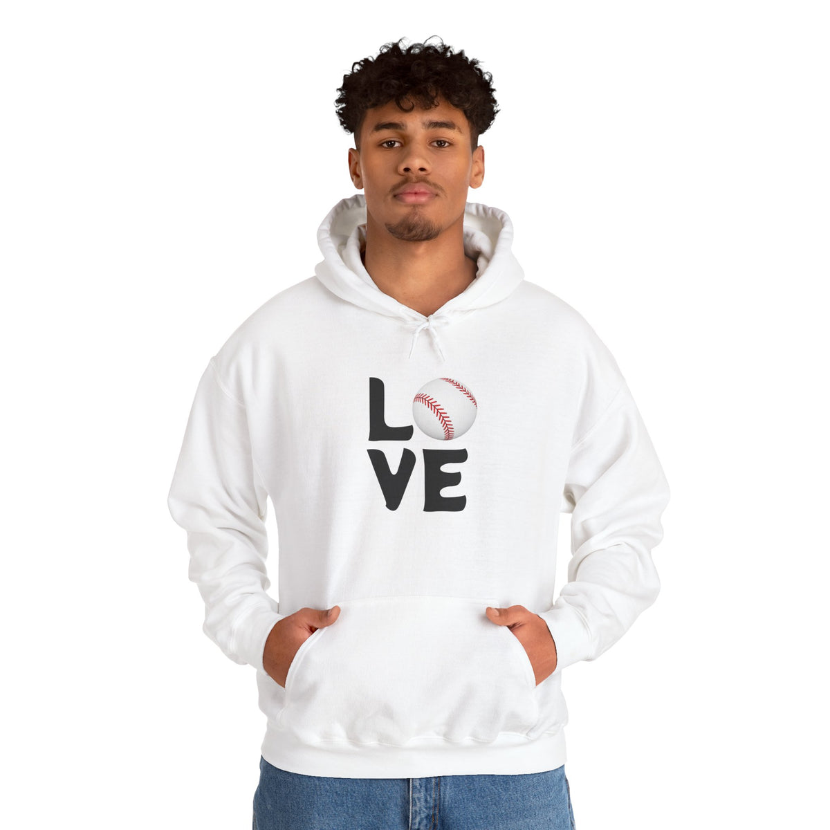 LOVE Baseball Heavy Blend™ Hoodie
