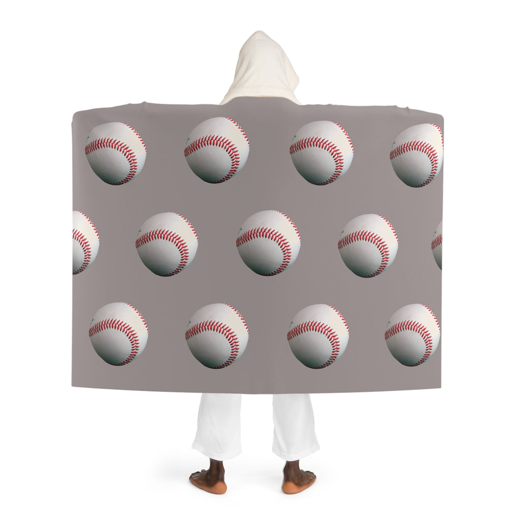 Baseball Hooded Sherpa Blanket