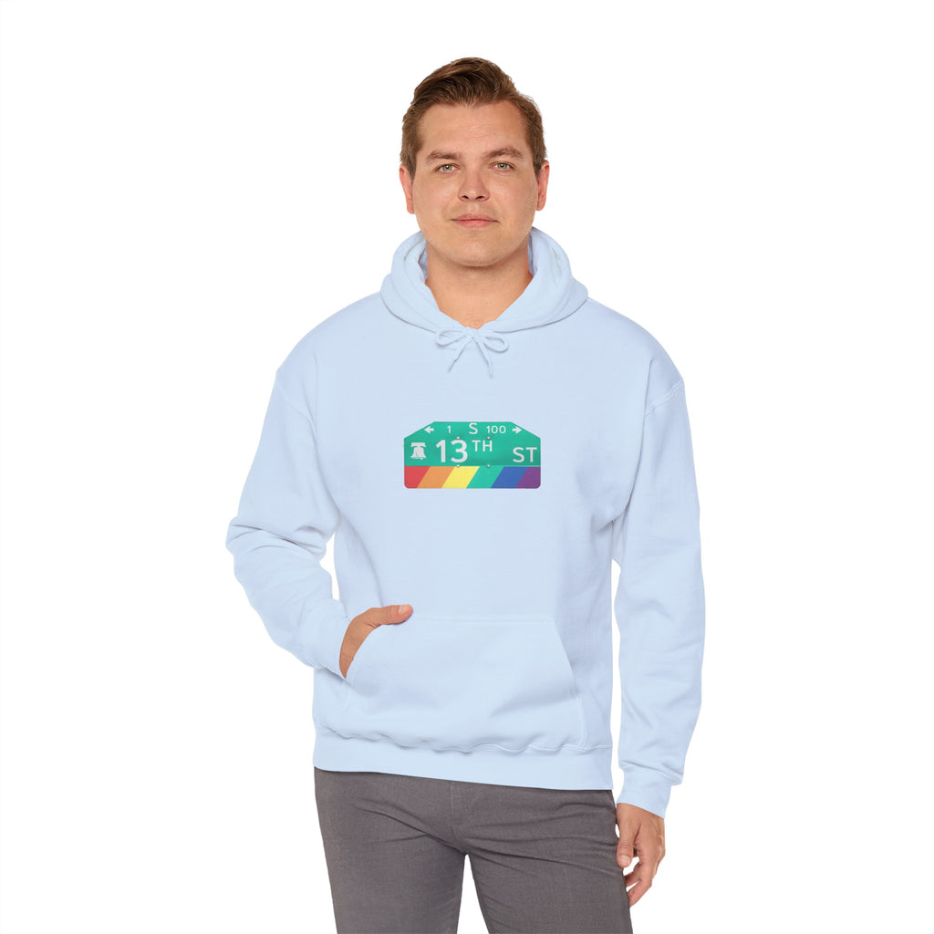 Philly Gayborhood Street Sign  Hoodie