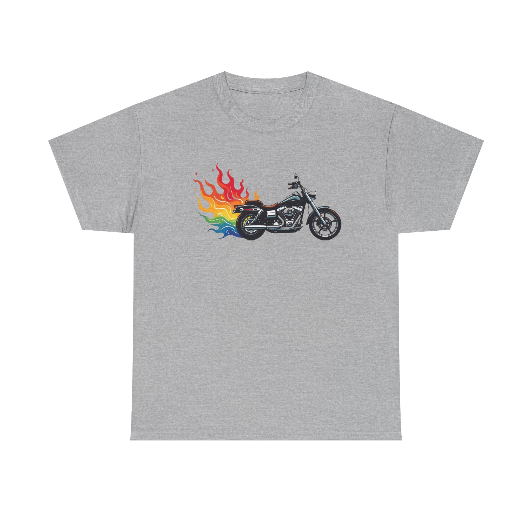 Rainbow Bike Heavy Cotton Tee