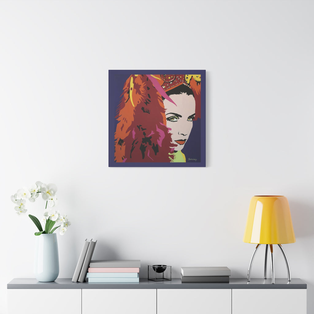 Sisters Nightclub Philly Artwork Annie Lennox Matte Canvas