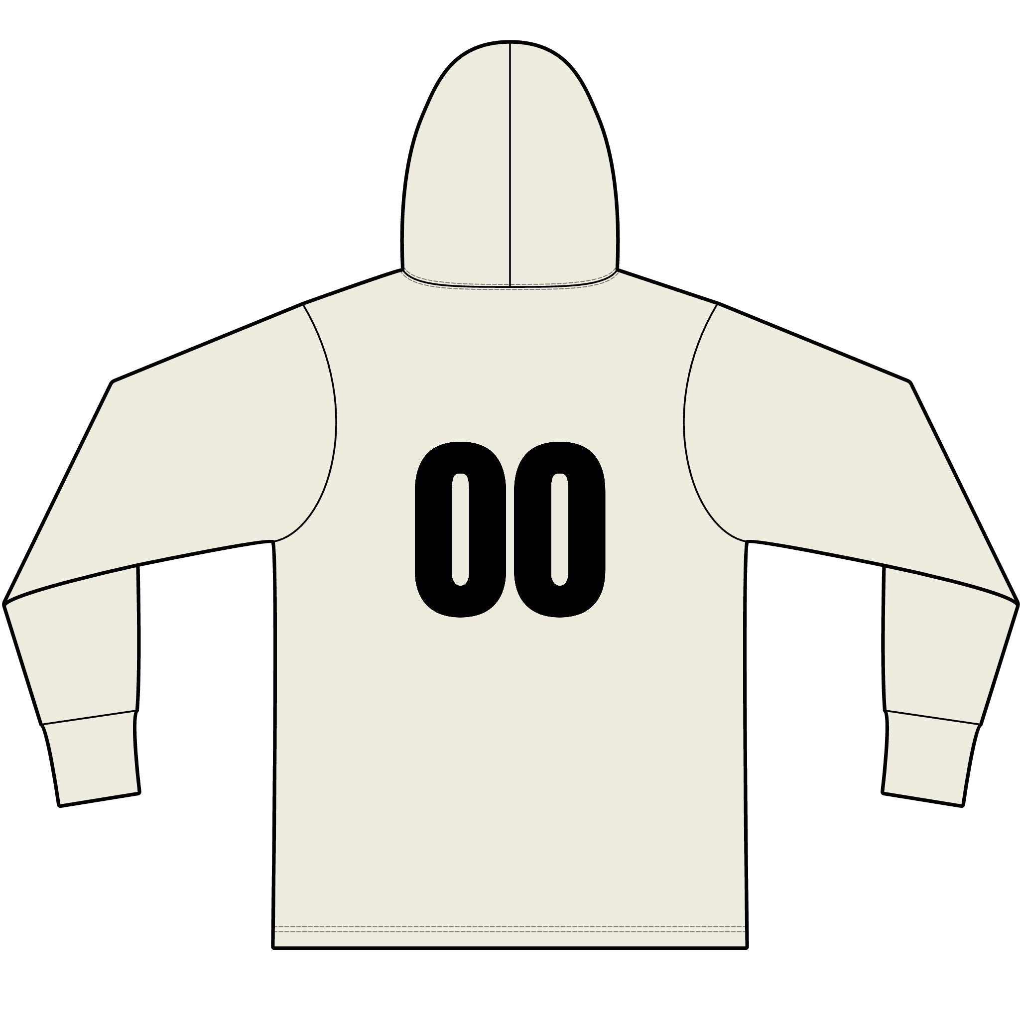 Football Long Sleeve Hooded T-Shirt