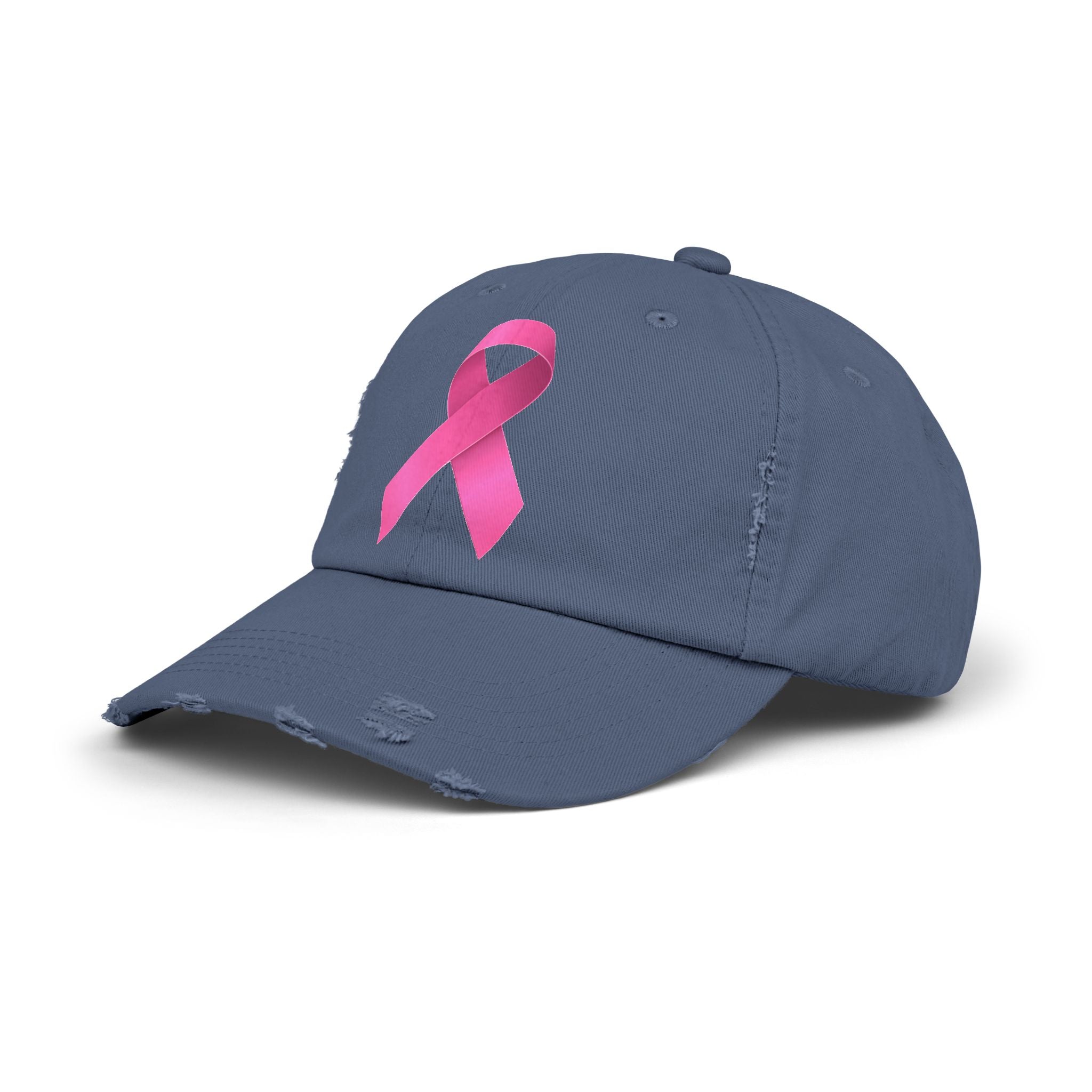 Breast Cancer Distressed Hat