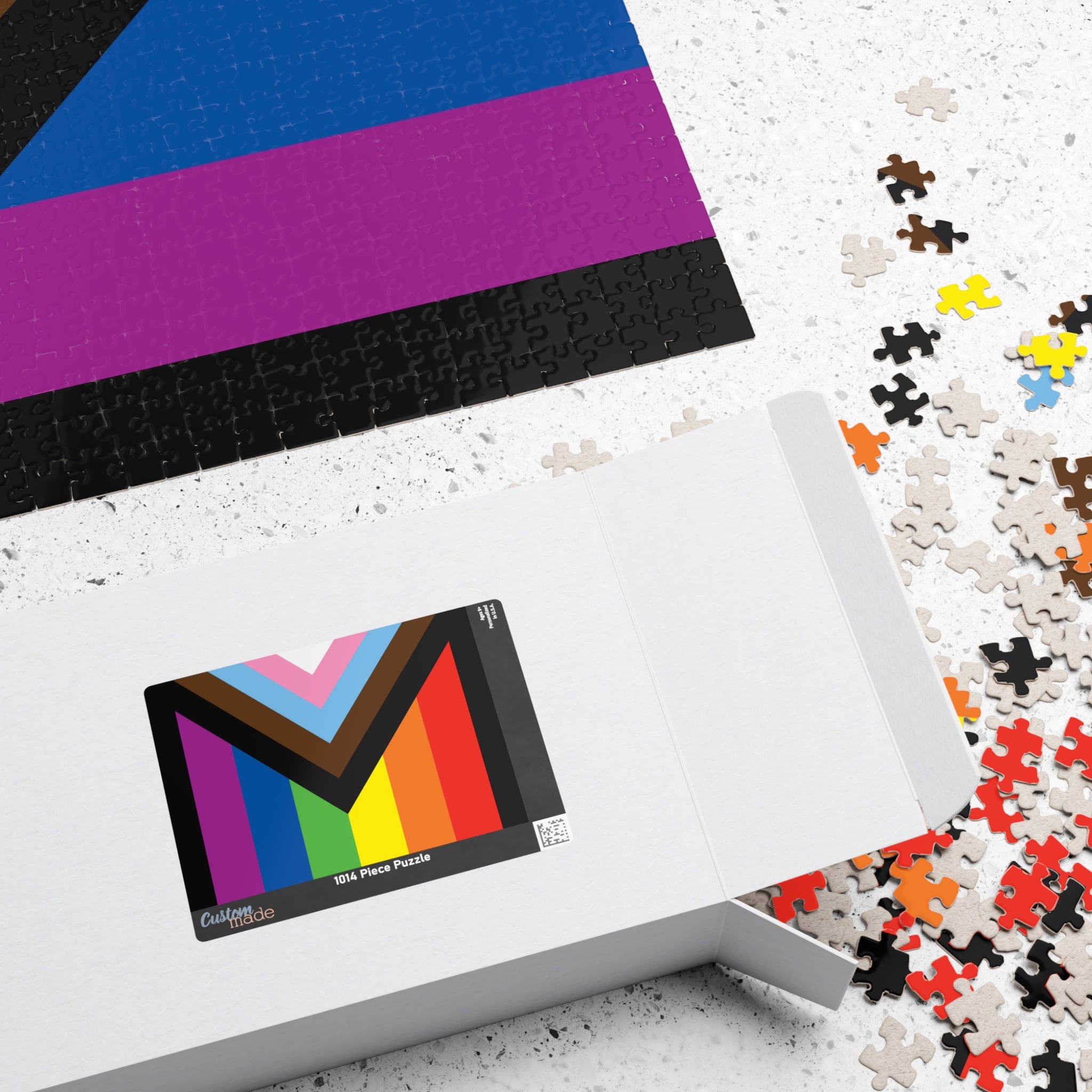 Rainbow Flag Puzzle (110, 252, 520, 1014-piece)