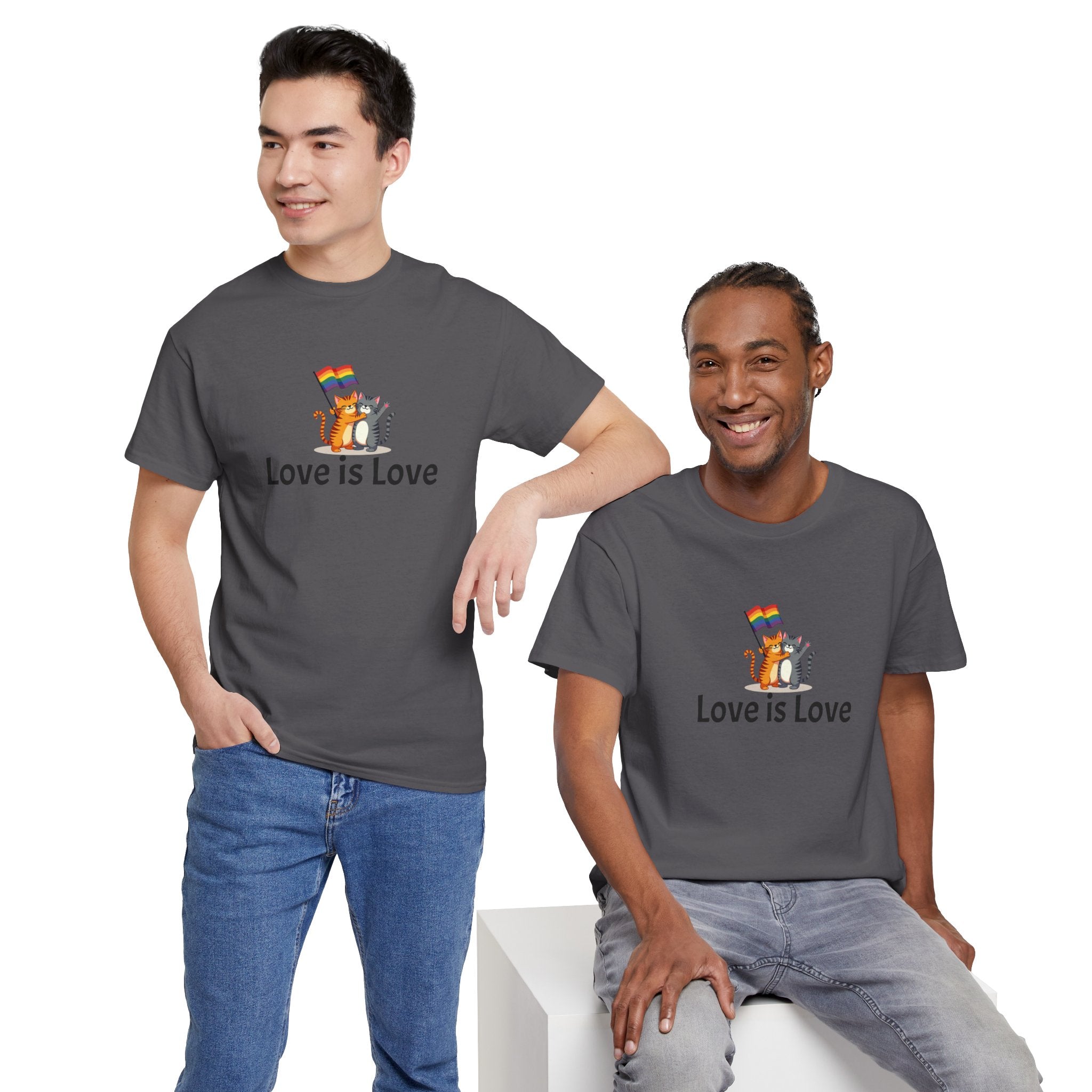 Kitty Love is Love Heavy Cotton Tee