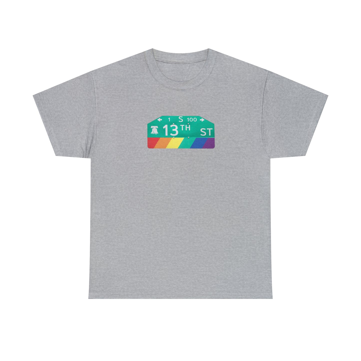 Philly Gayborhood Street Sign Cotton Tee