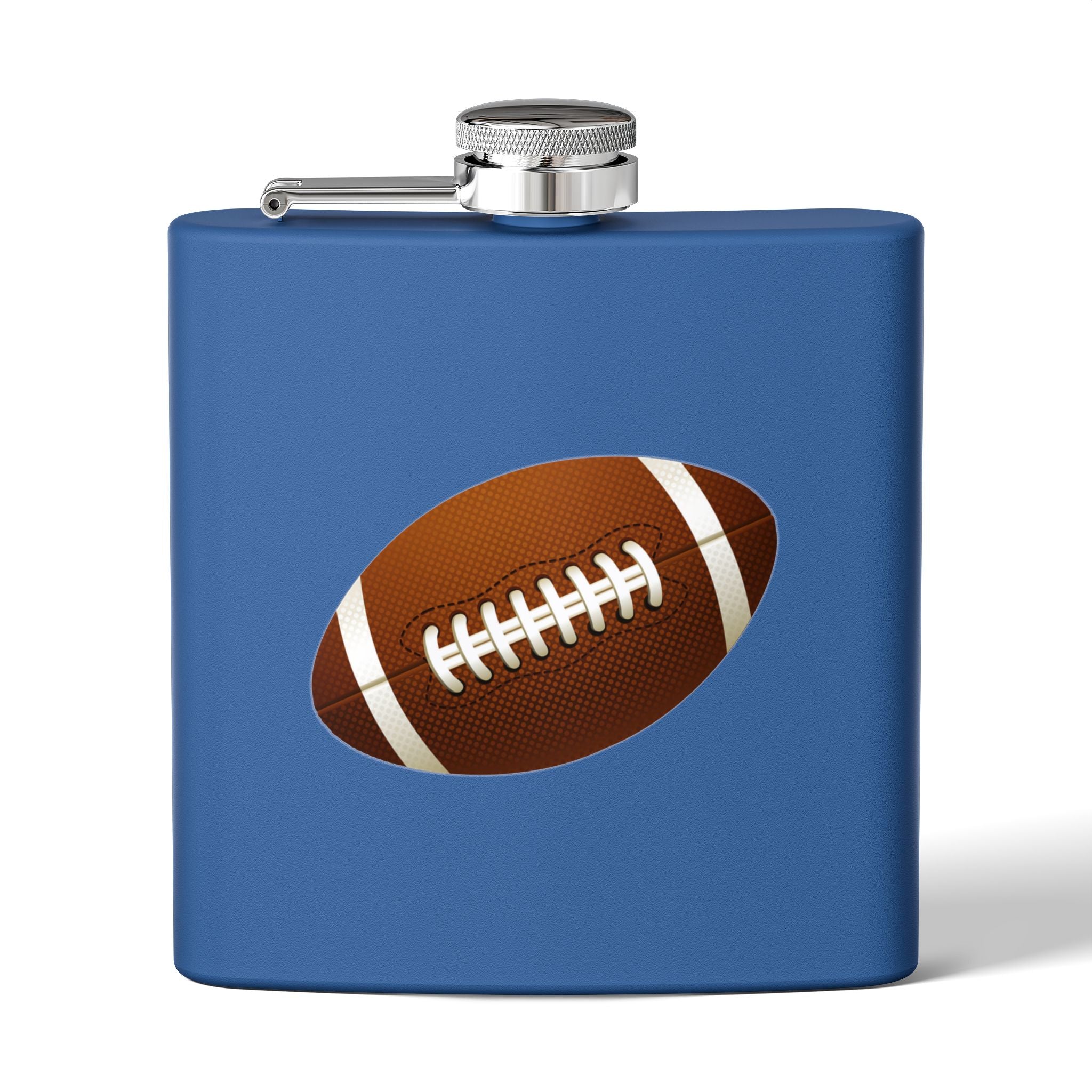 Football Stainless Steel Flask, 6oz