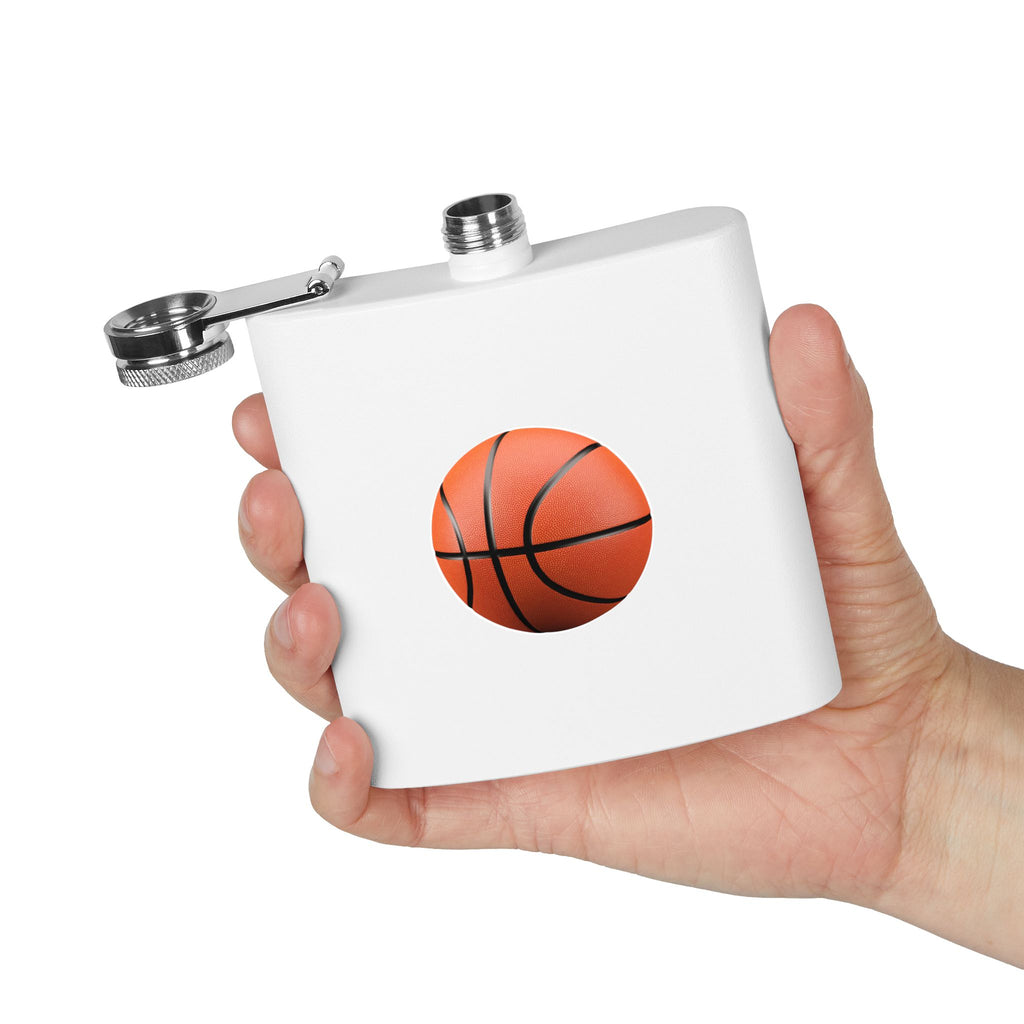 Basketball Stainless Steel Flask, 6oz