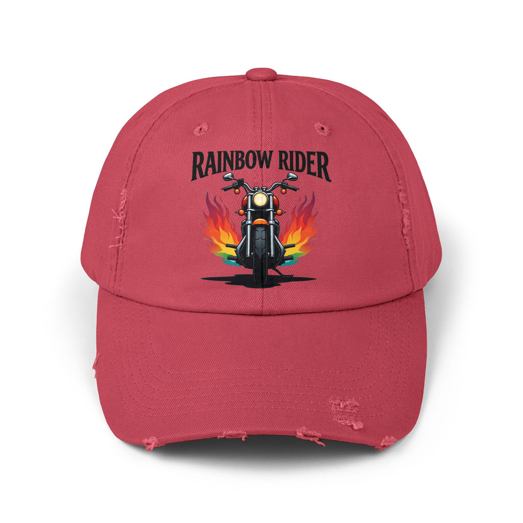 Rainbow Rider Distressed Design