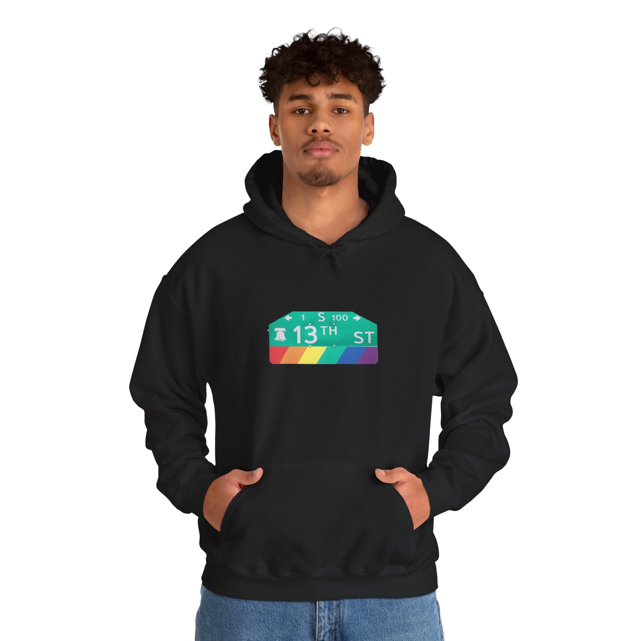 Philly Gayborhood Street Sign  Hoodie