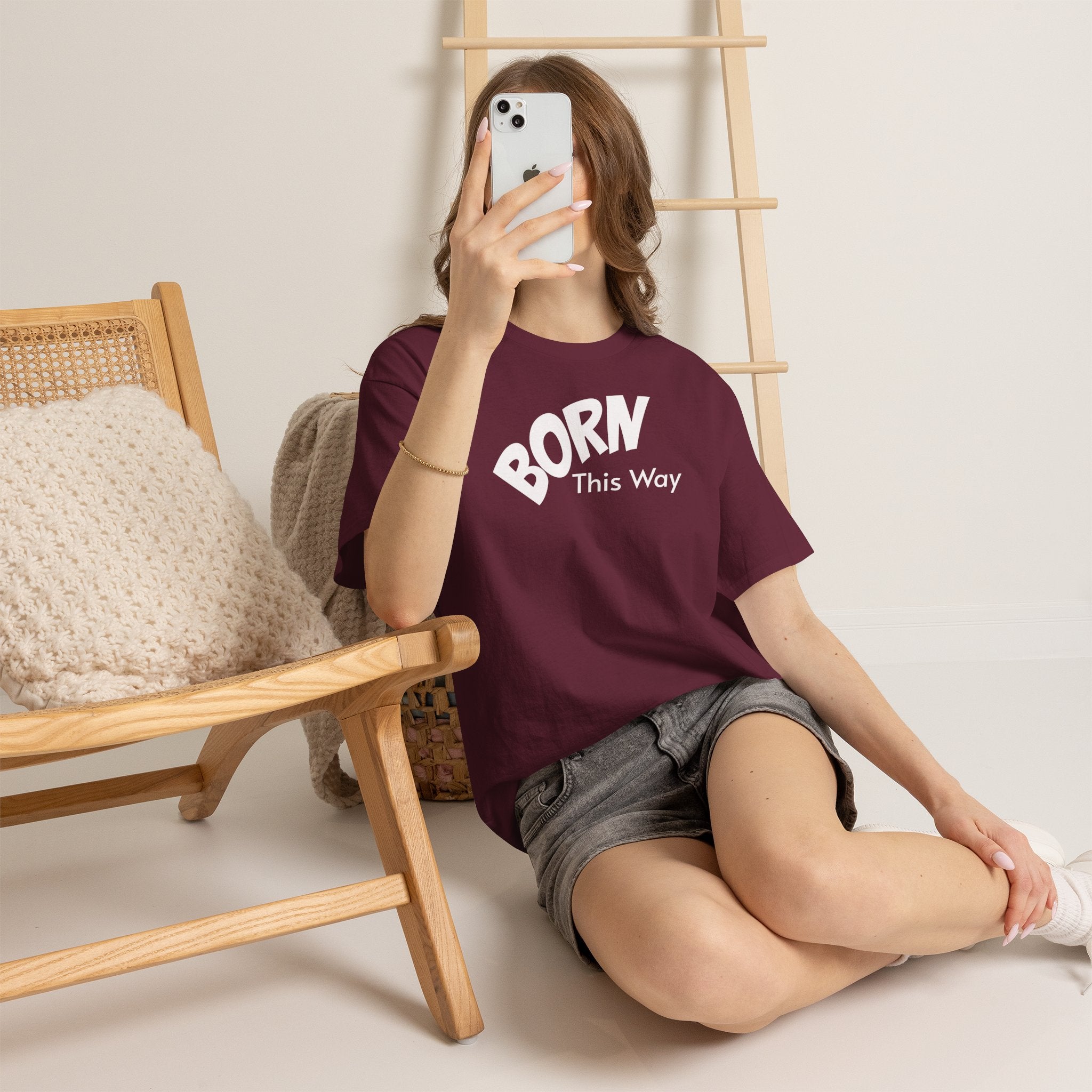 Born this way Heavy Cotton Tee