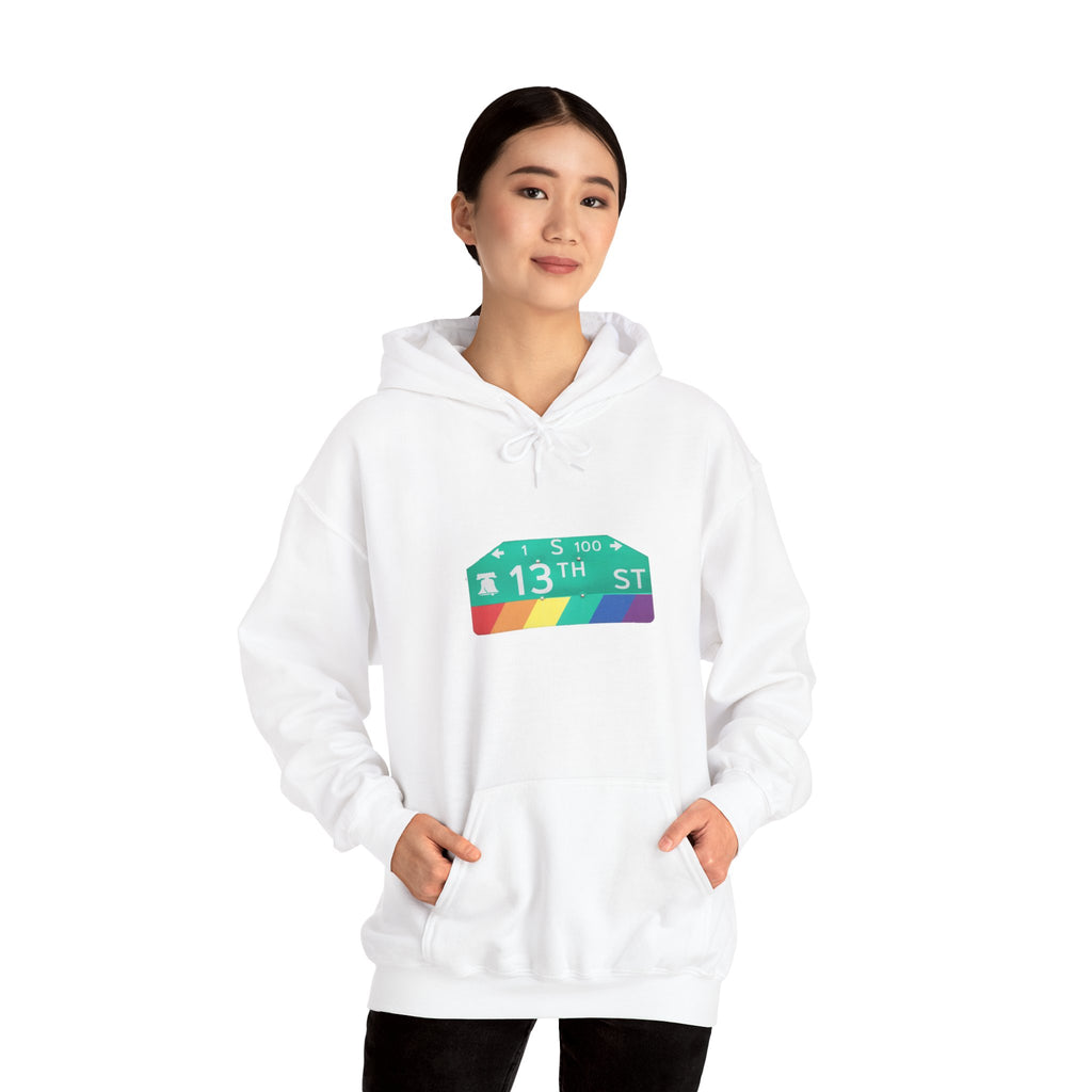 Philly Gayborhood Street Sign  Hoodie
