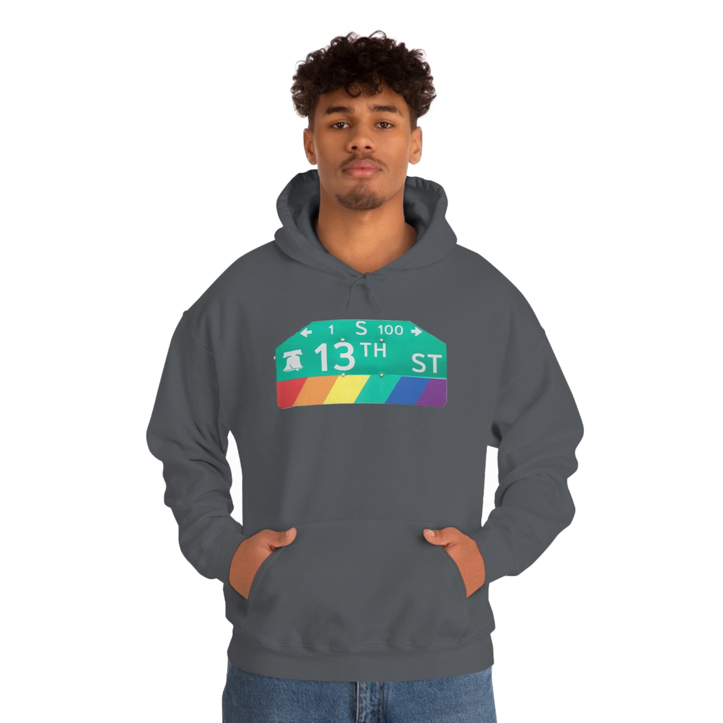Philly Gayborhood Street Sign Hoodie