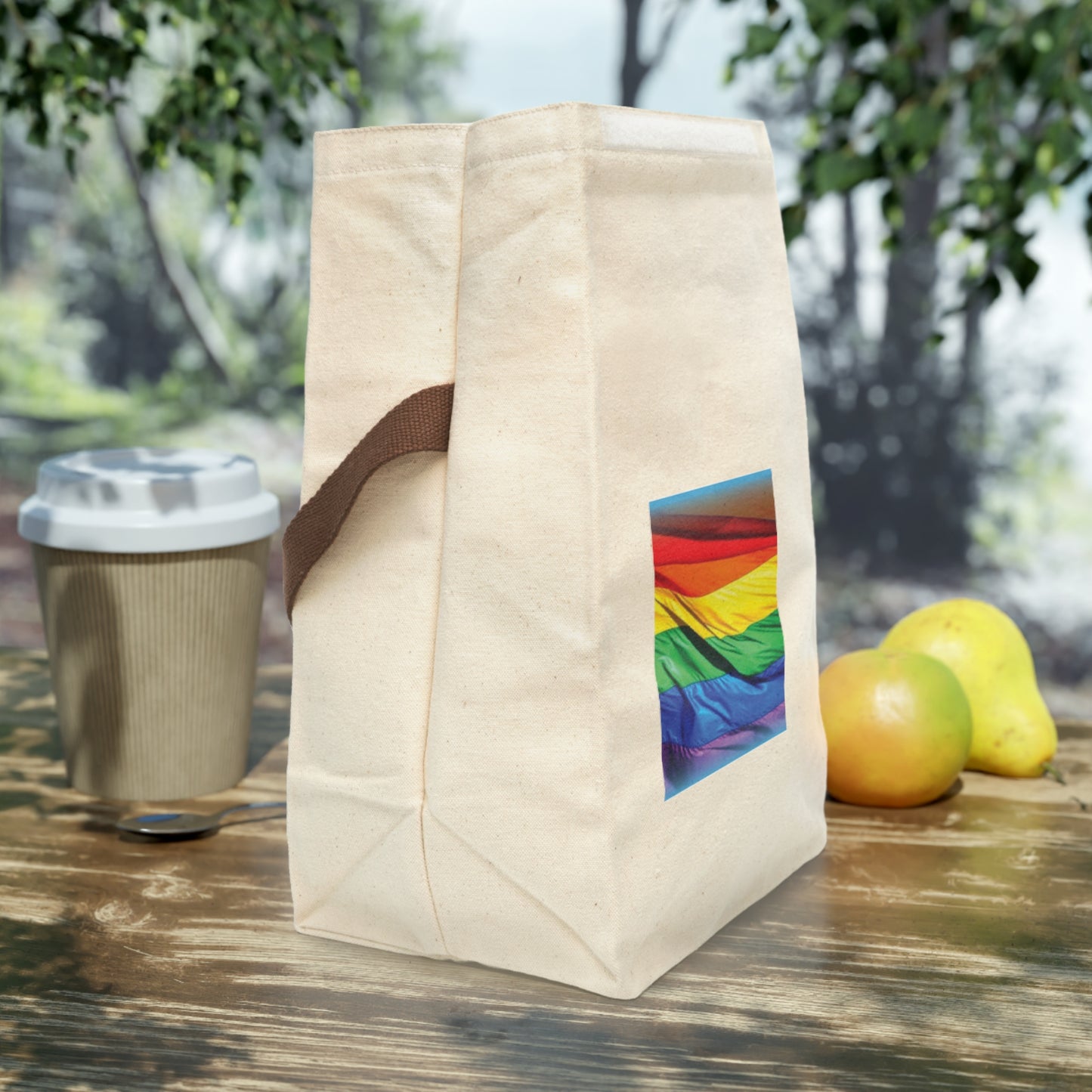 Canvas Lunch Bag Pride Flag
