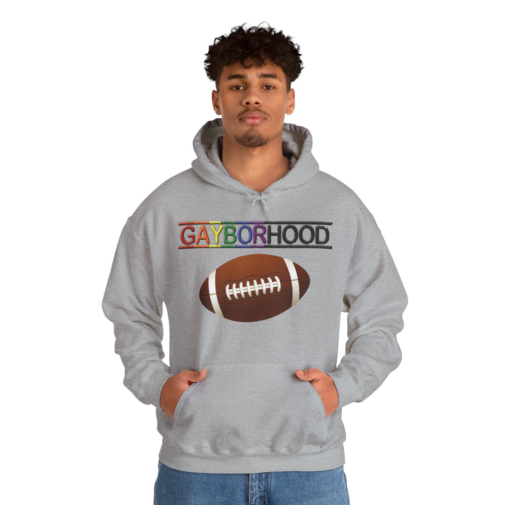 Gayborhood Football Heavy Blend™ Hoodie