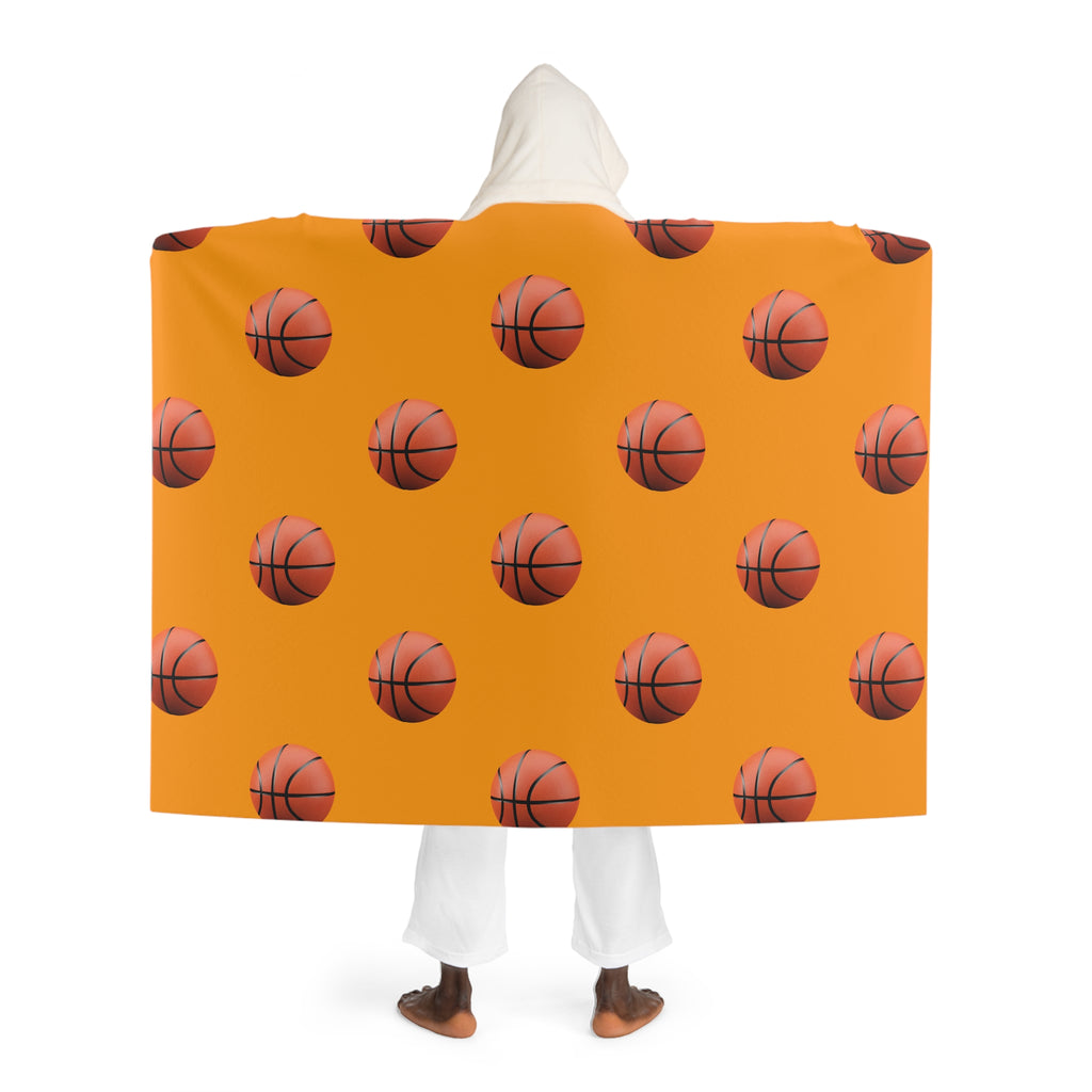 Basketball Hooded Sherpa Blanket