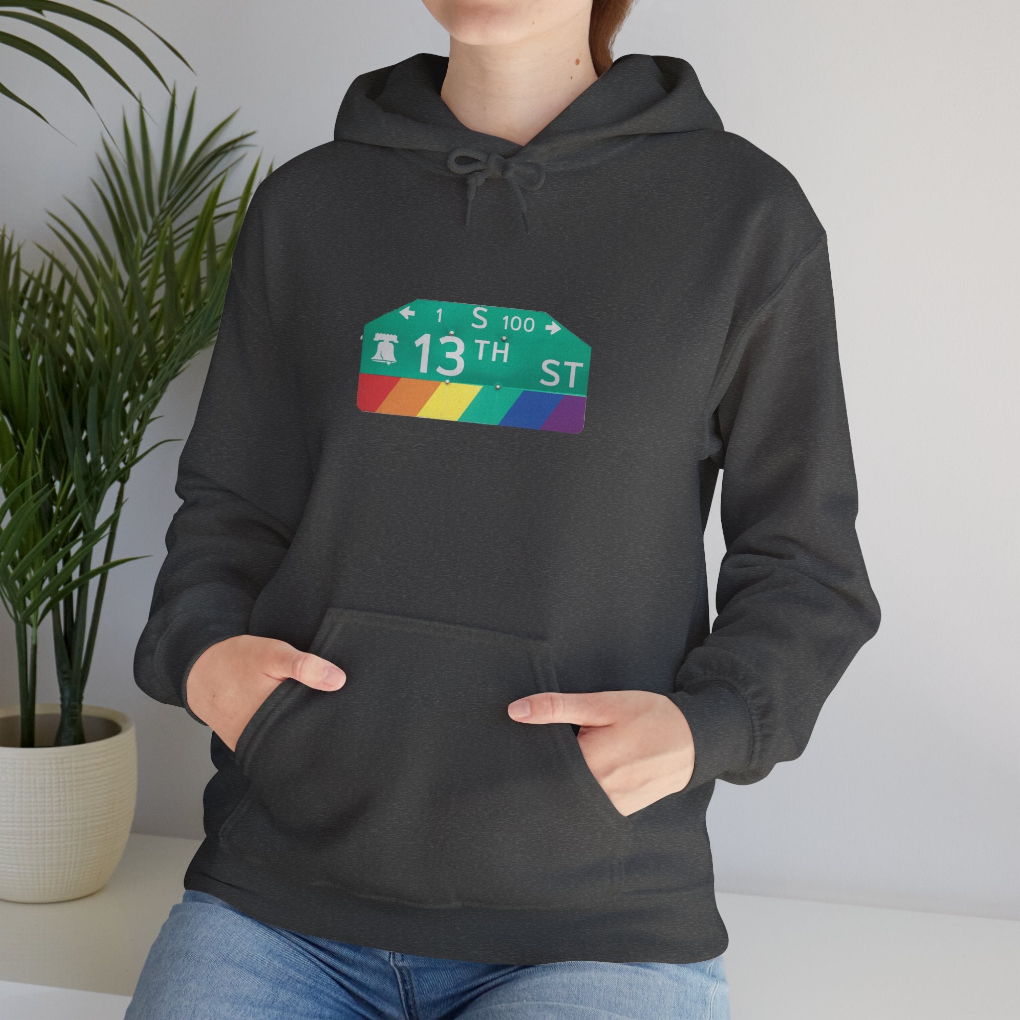 Philly Gayborhood Street Sign  Hoodie