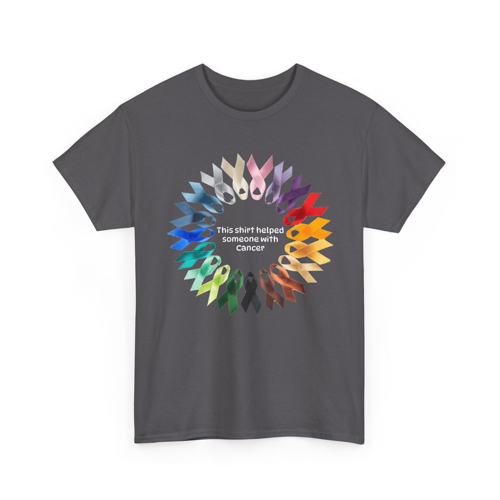 Helped someone with Cancer Heavy Cotton Tee