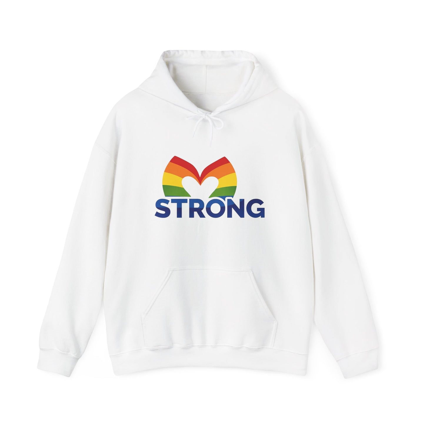 Rainbow Heart STRONG Hoodie