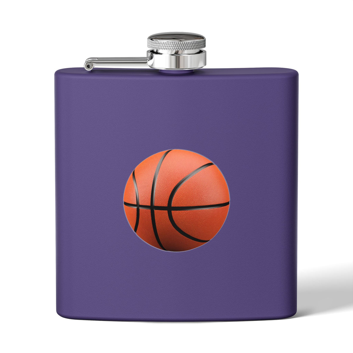 Basketball Stainless Steel Flask, 6oz