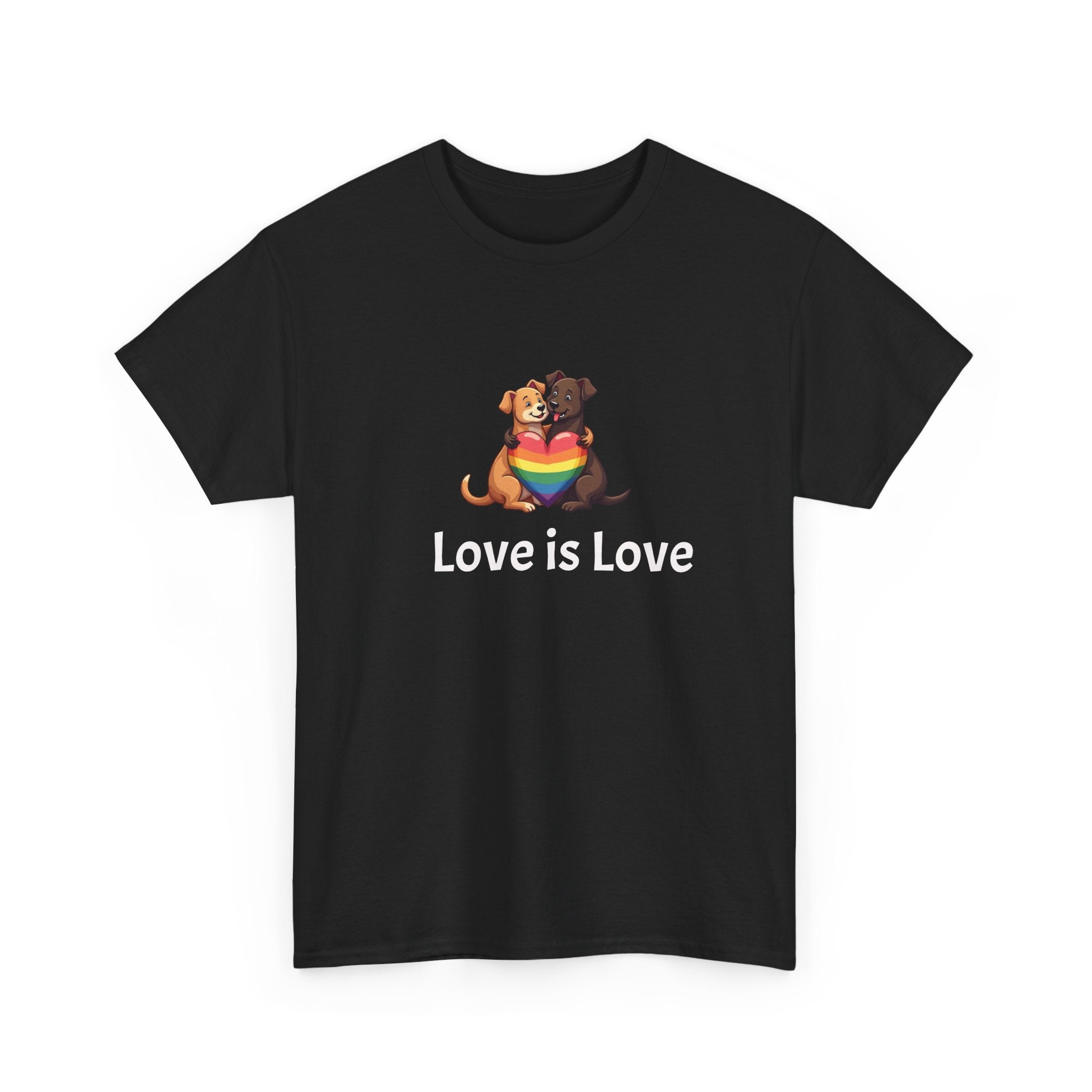 Puppy Love is Love Heavy Cotton Tee